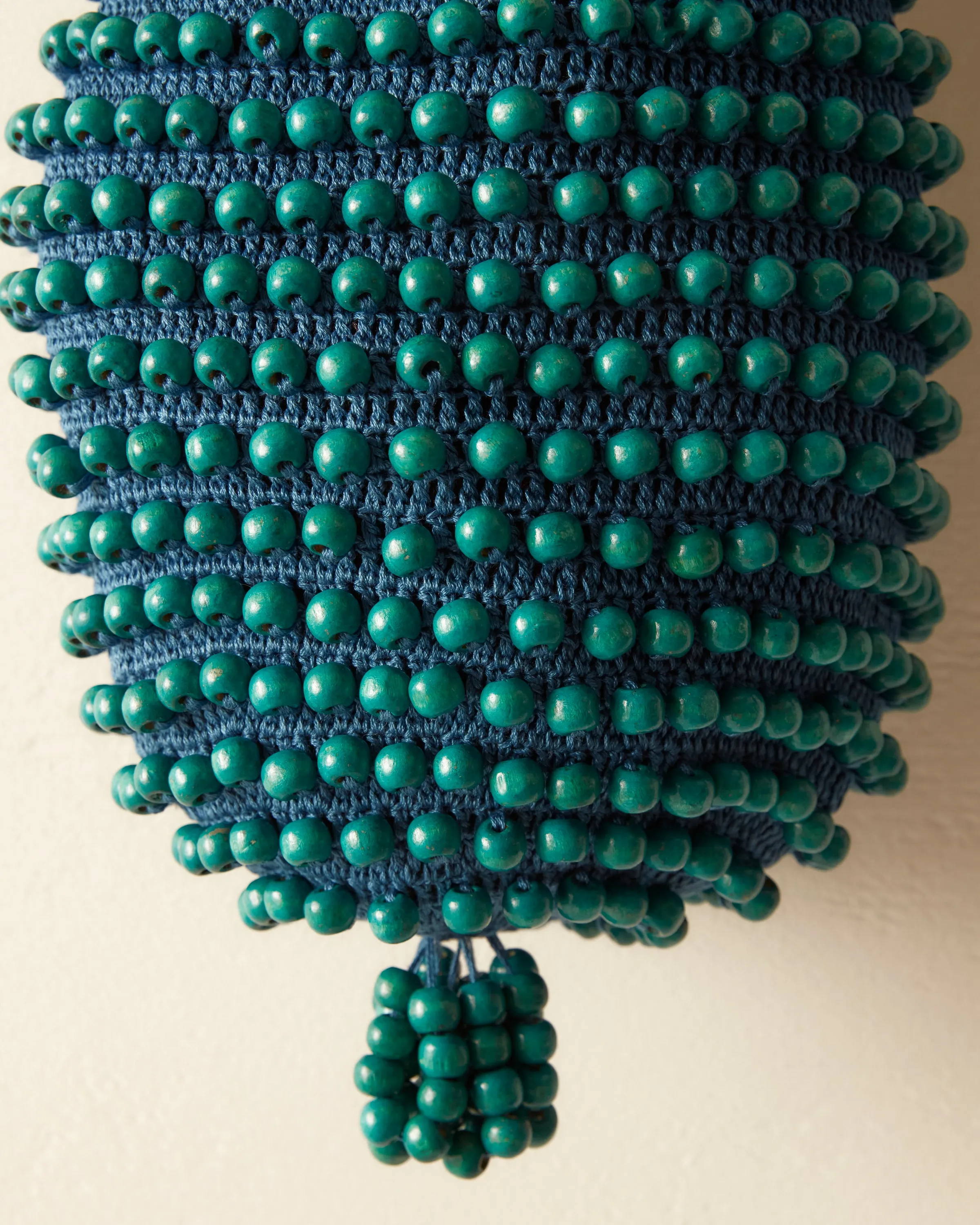 Large Beaded Crochet Bag - Blue sold by BODE product image thumbnail 2