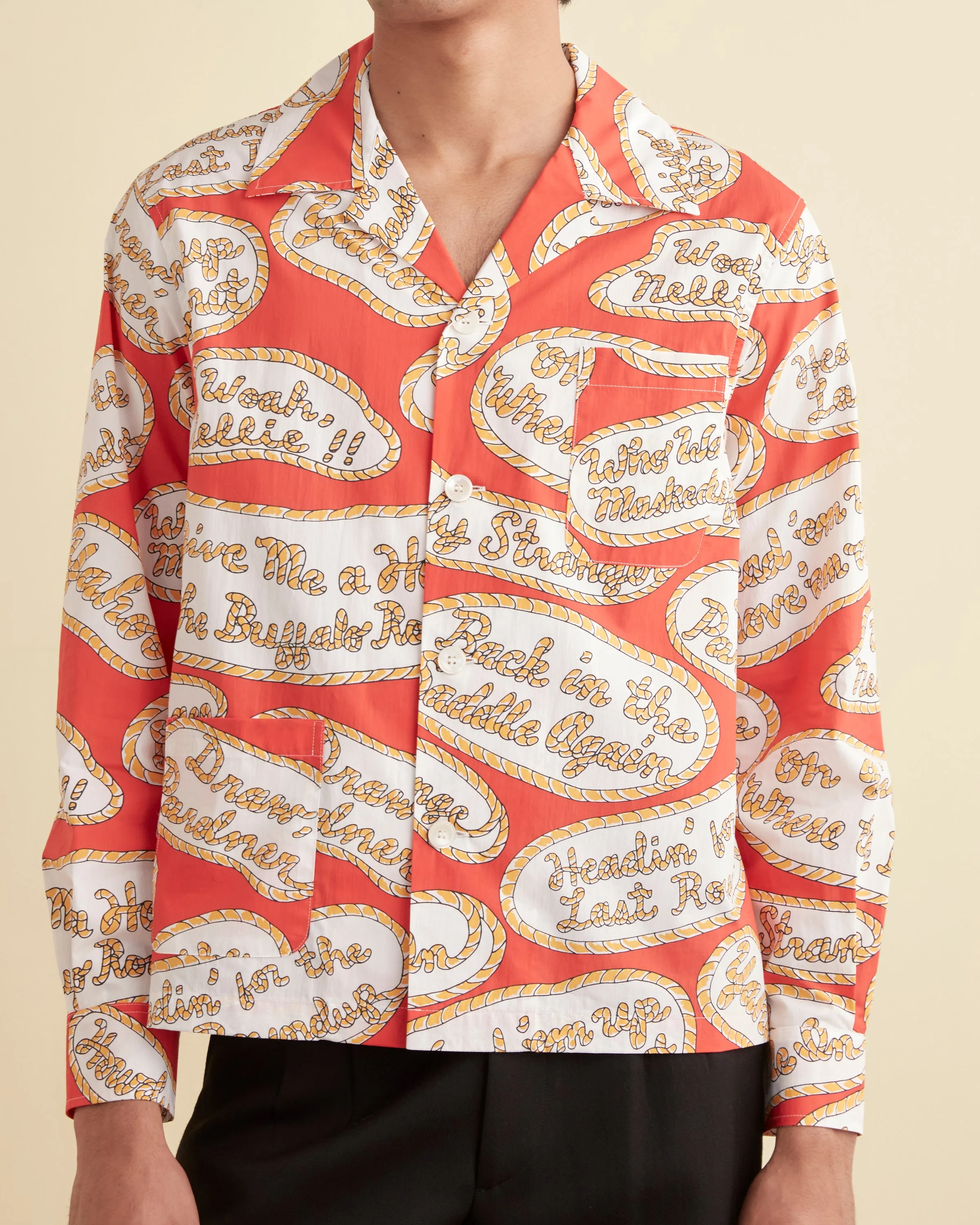 Rodeo Slogans Long Sleeve Shirt sold by BODE product image thumbnail 2