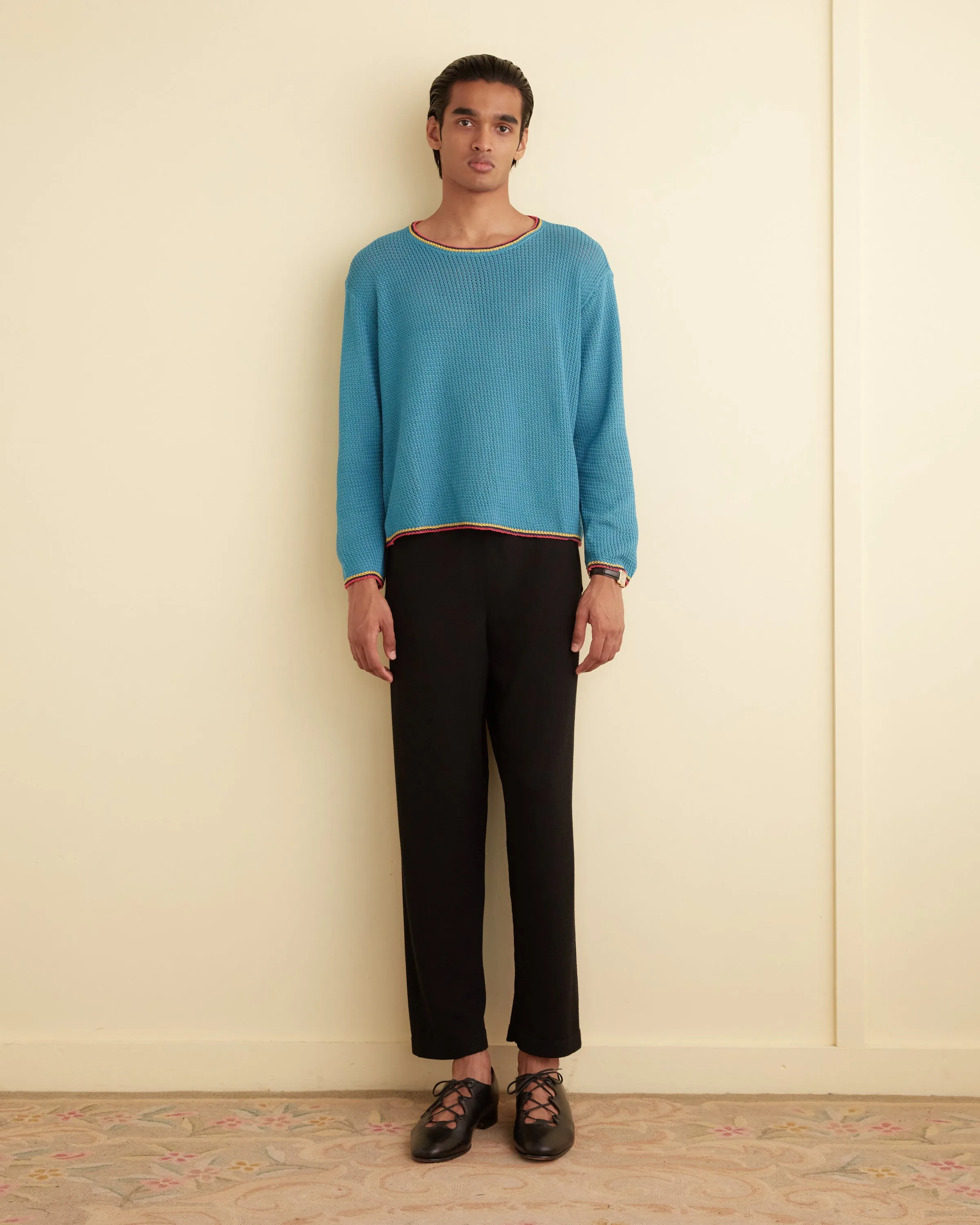 Crepe Joggers - Black sold by BODE