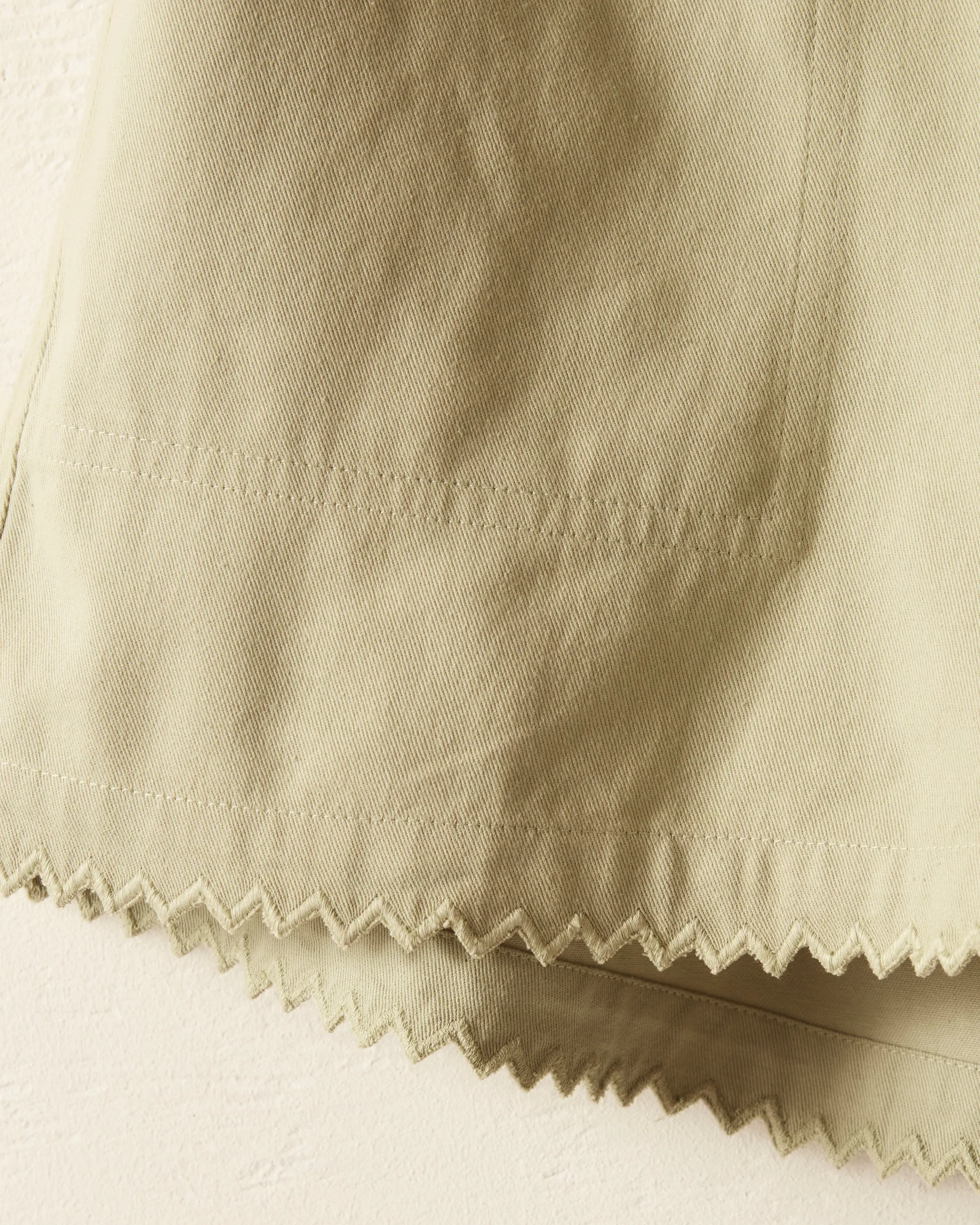 Zig-Zag Hem Shorts - Mint sold by BODE product image thumbnail 3