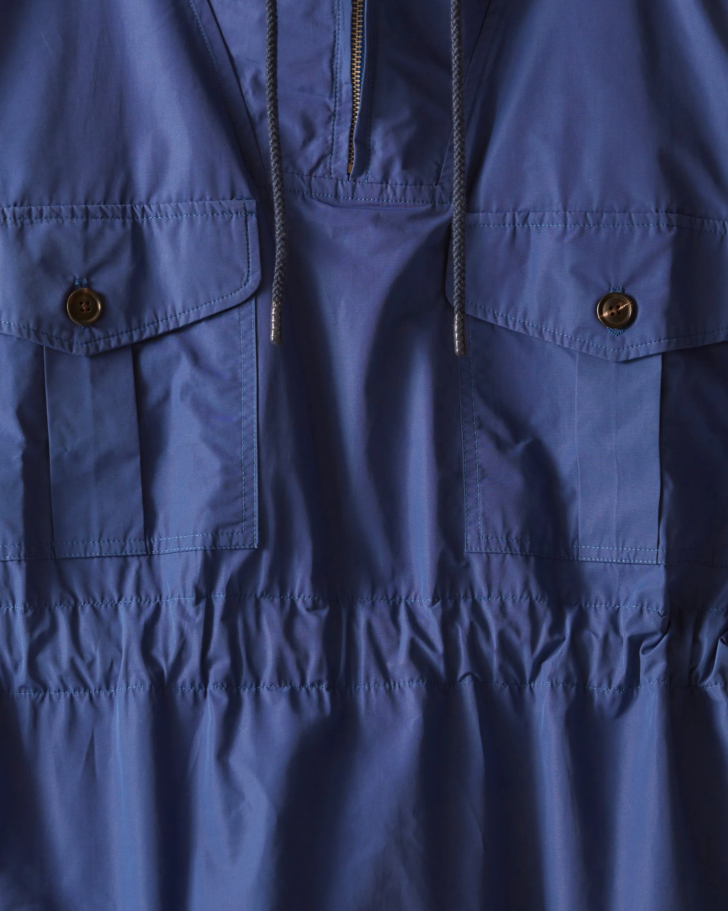 Nylon Tie Anorak - Blue sold by BODE product image thumbnail 3