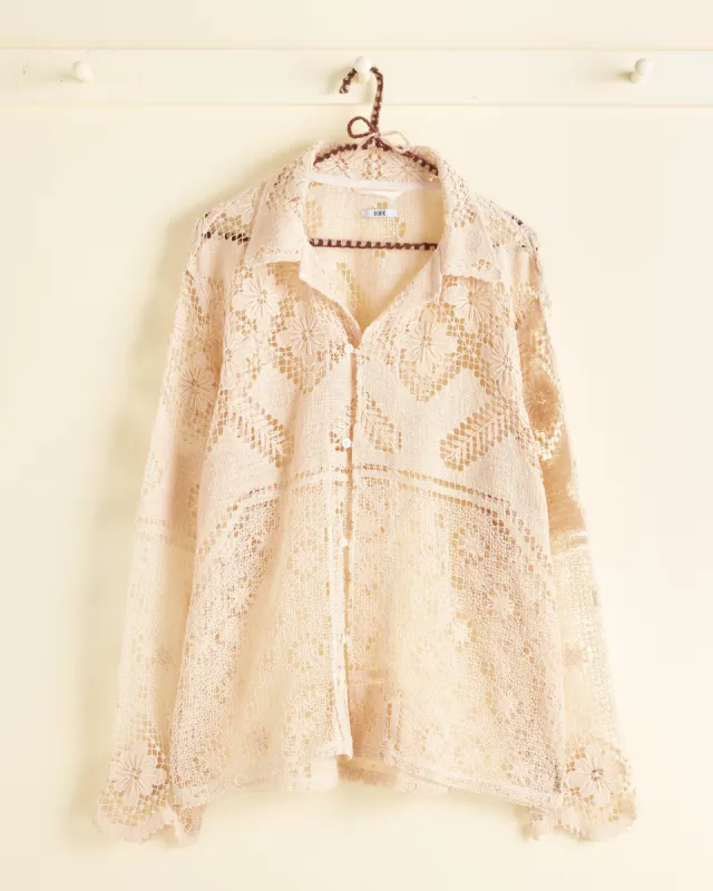 Sprouting Fern Long Sleeve Shirt - L/XL sold by BODE