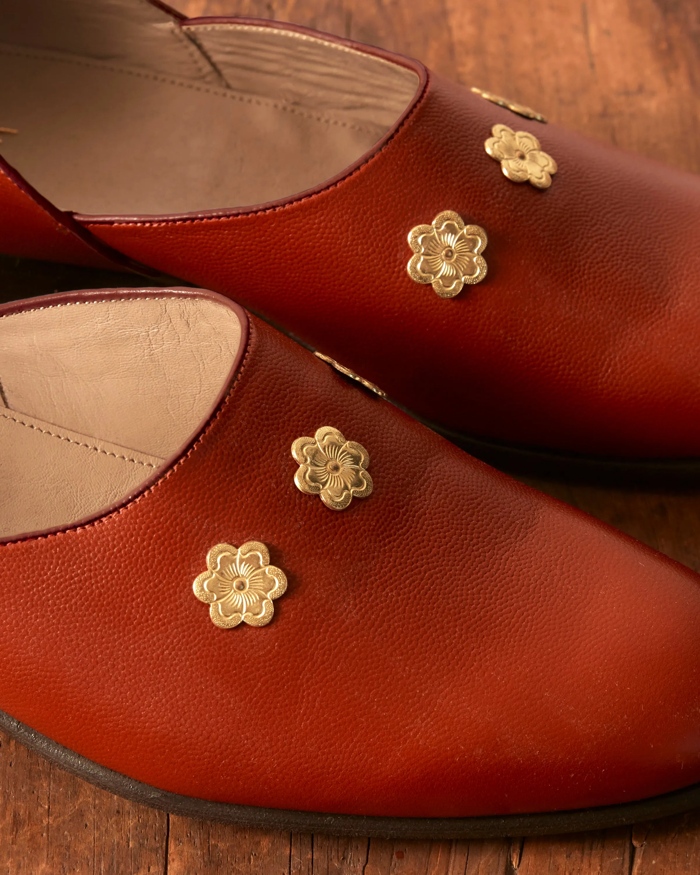 Flower Appenzeller House Shoes - Red sold by BODE product image thumbnail 2