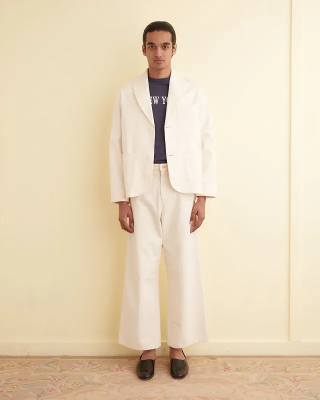 Herringbone Smoking Jacket sold by BODE