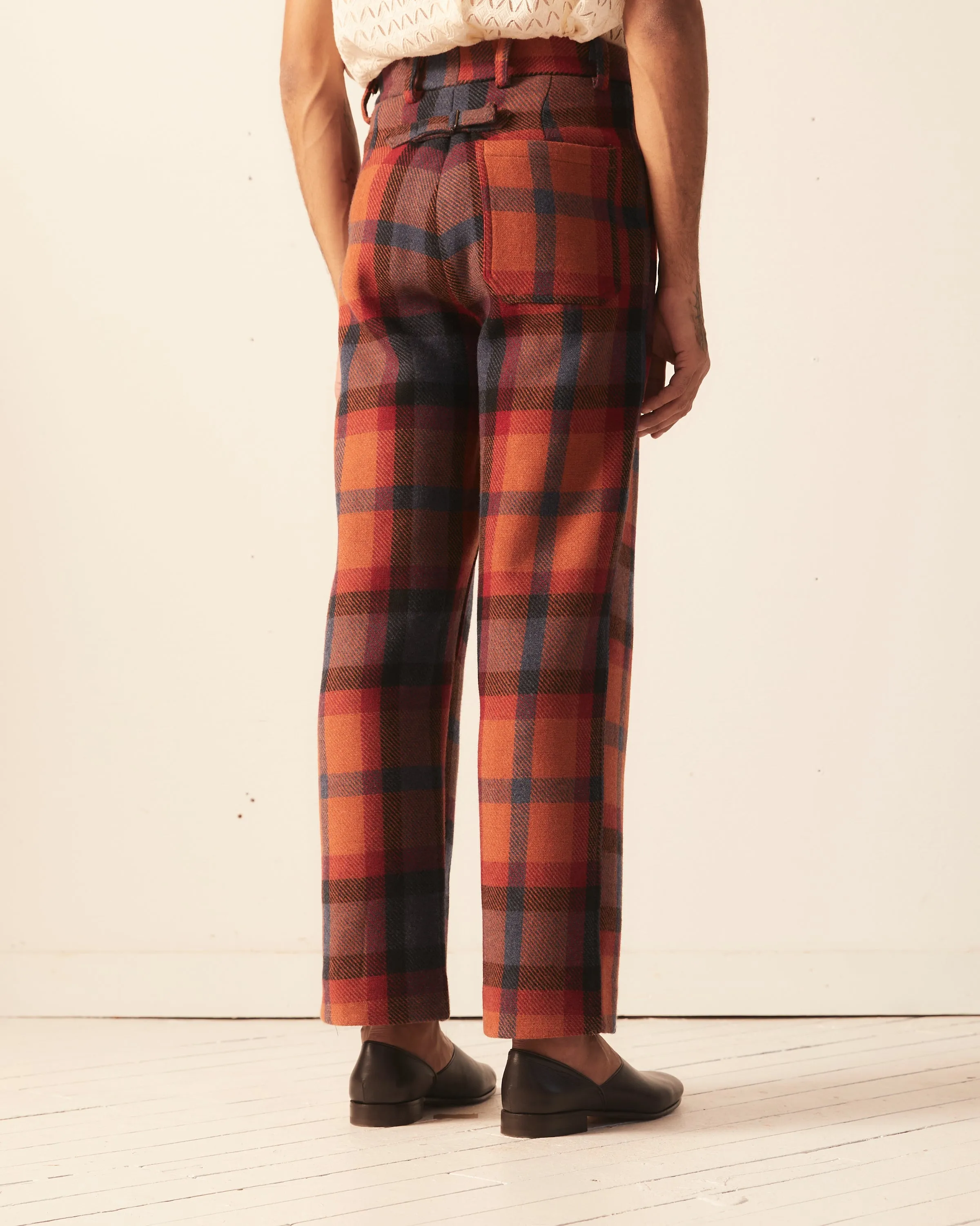 Clinton Street Plaid Trousers sold by BODE product image thumbnail 4