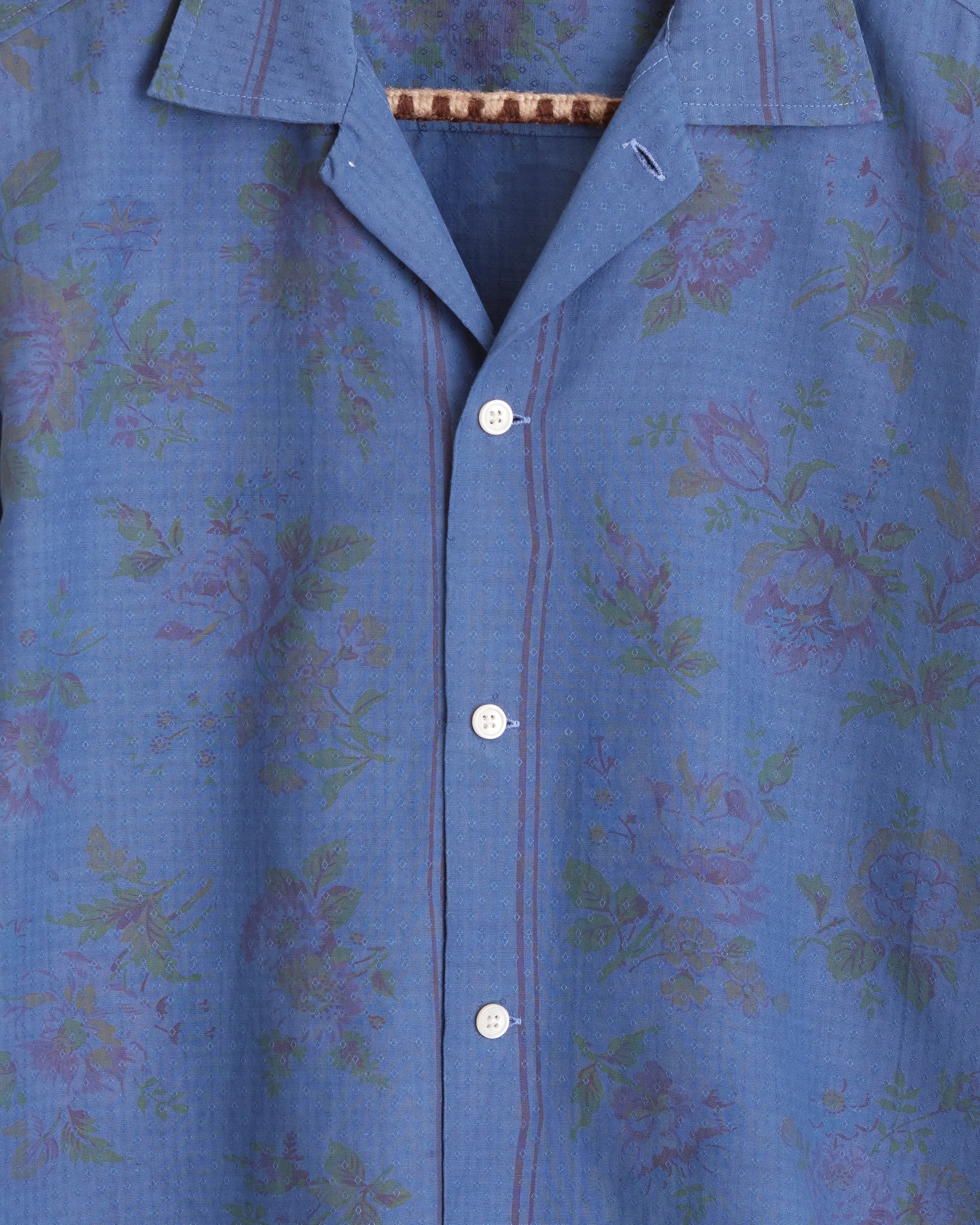 Overdyed Tablecloth Long Sleeve Shirt - S sold by BODE product image thumbnail 2