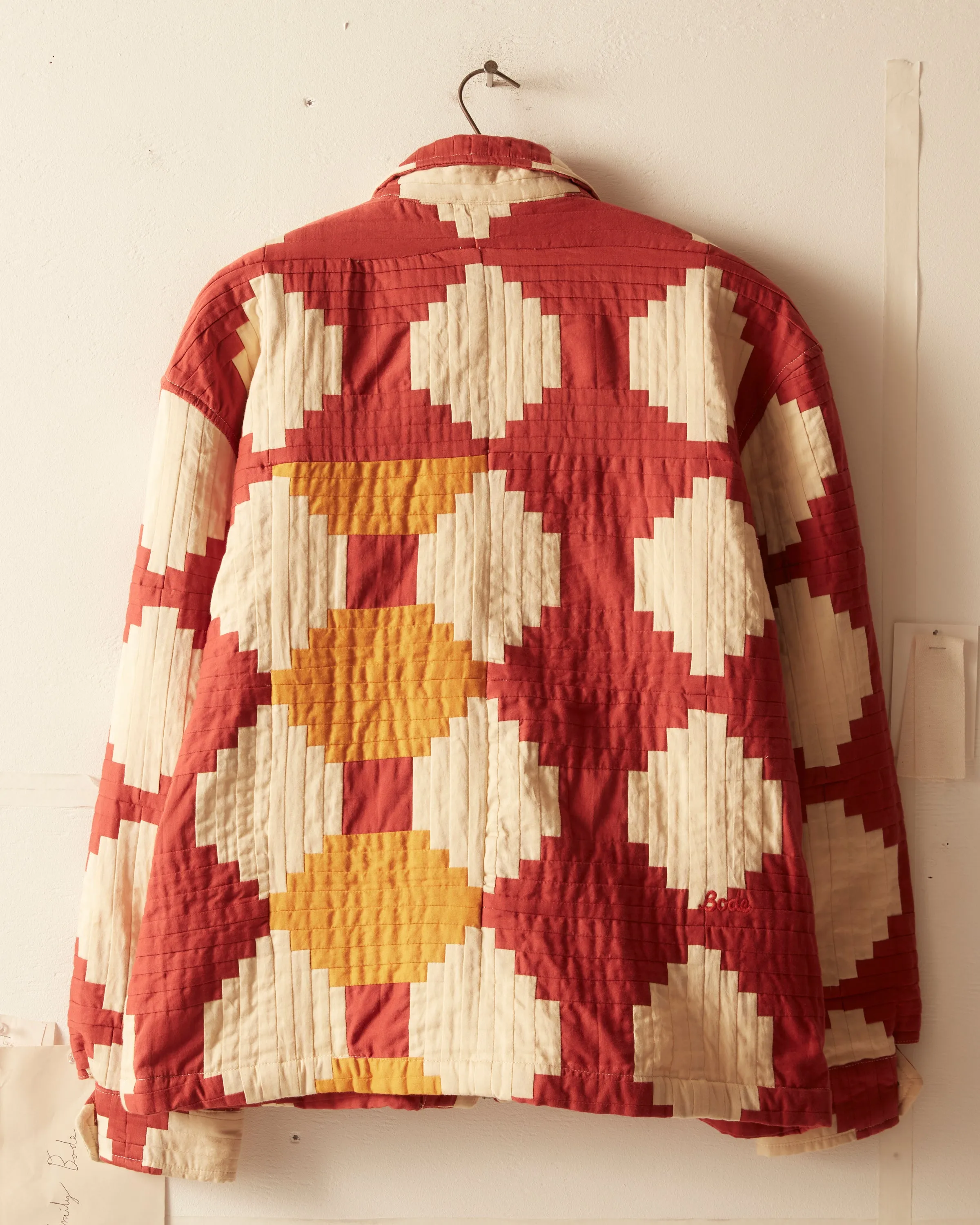 Courthouse Steps Sateen Jacket sold by BODE product image thumbnail 3