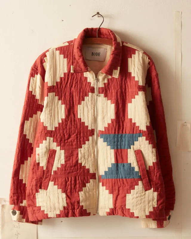 Courthouse Steps Sateen Jacket sold by BODE