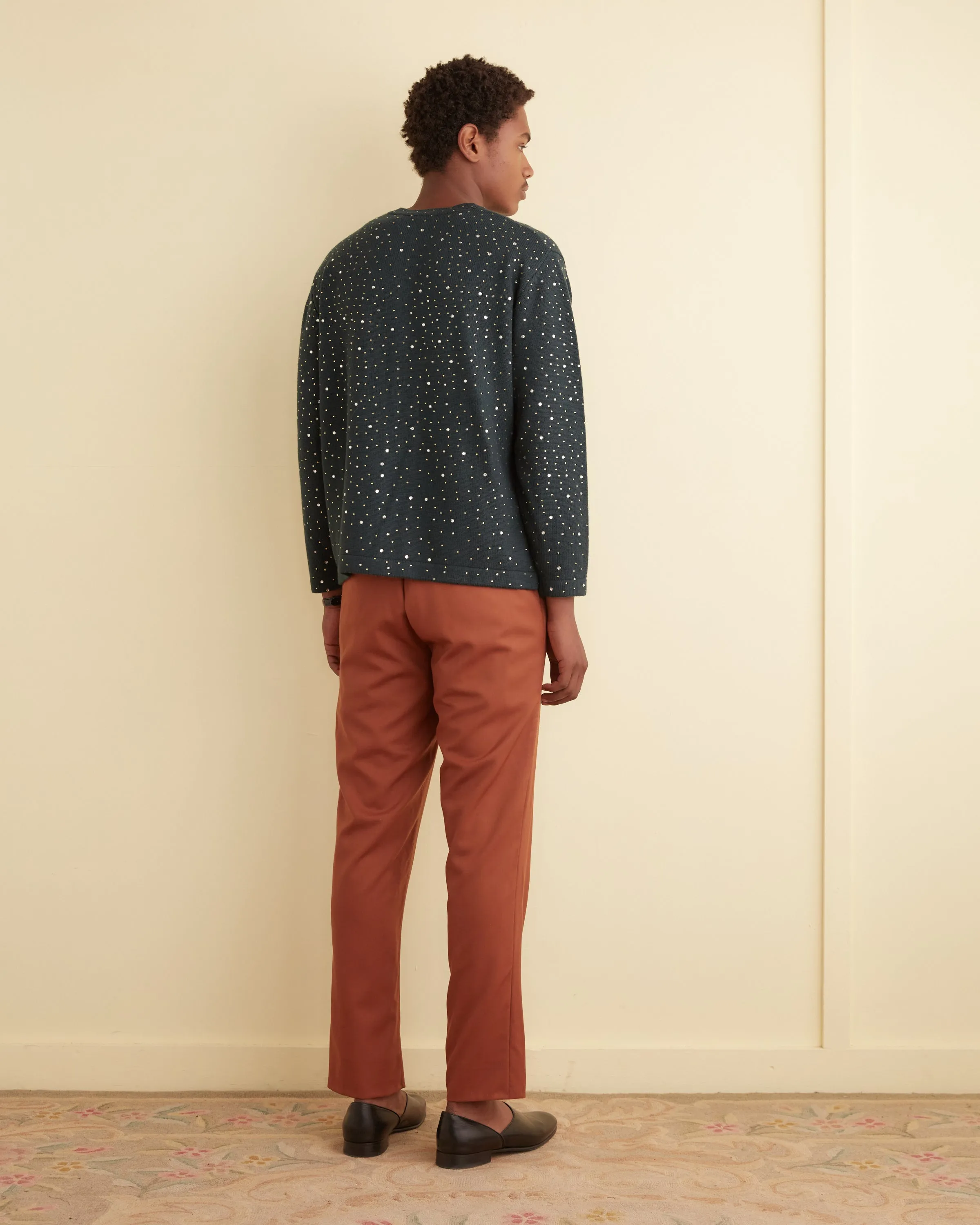 Beaded Solid Cardigan sold by BODE product image thumbnail 3