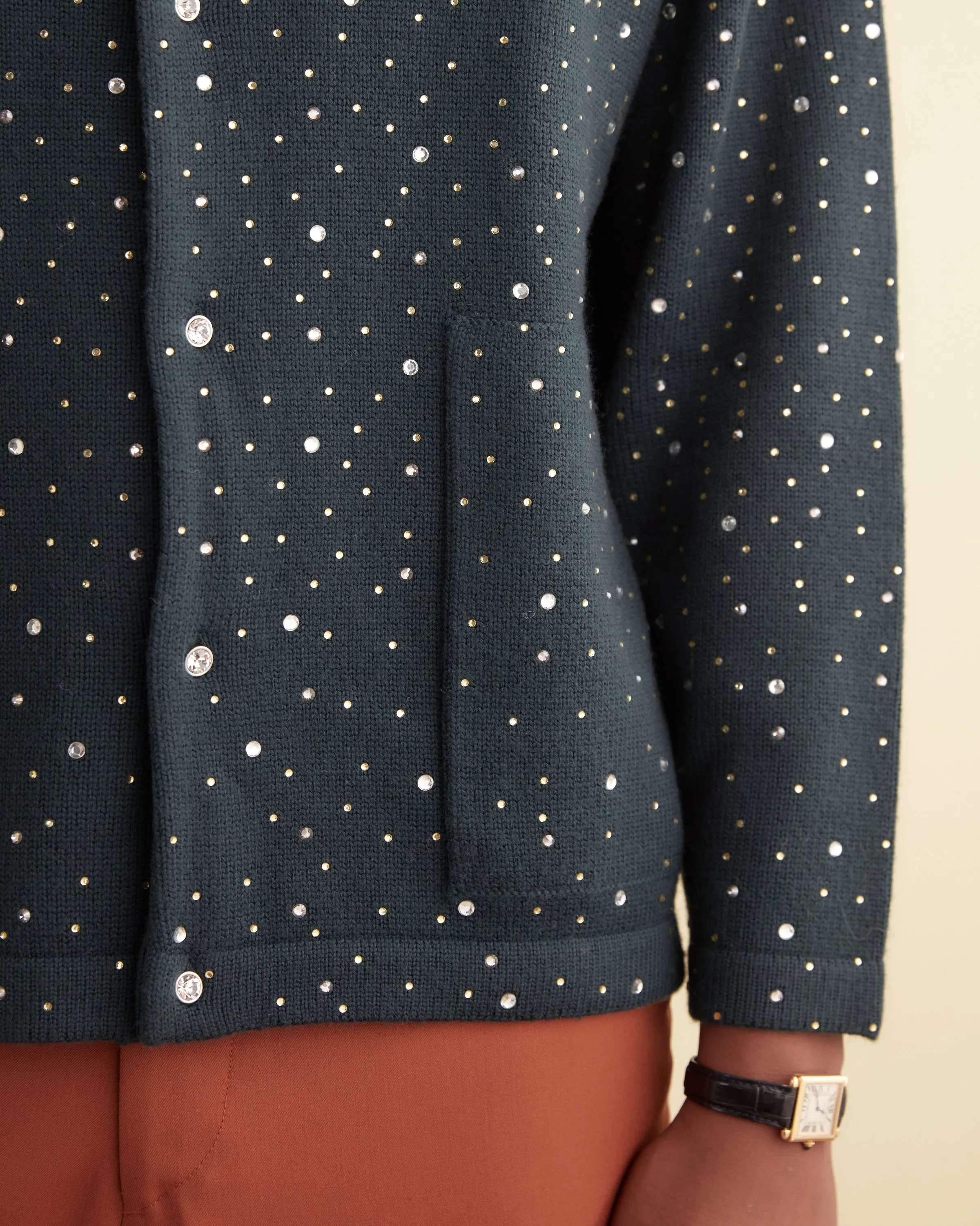 Beaded Solid Cardigan sold by BODE product image thumbnail 2