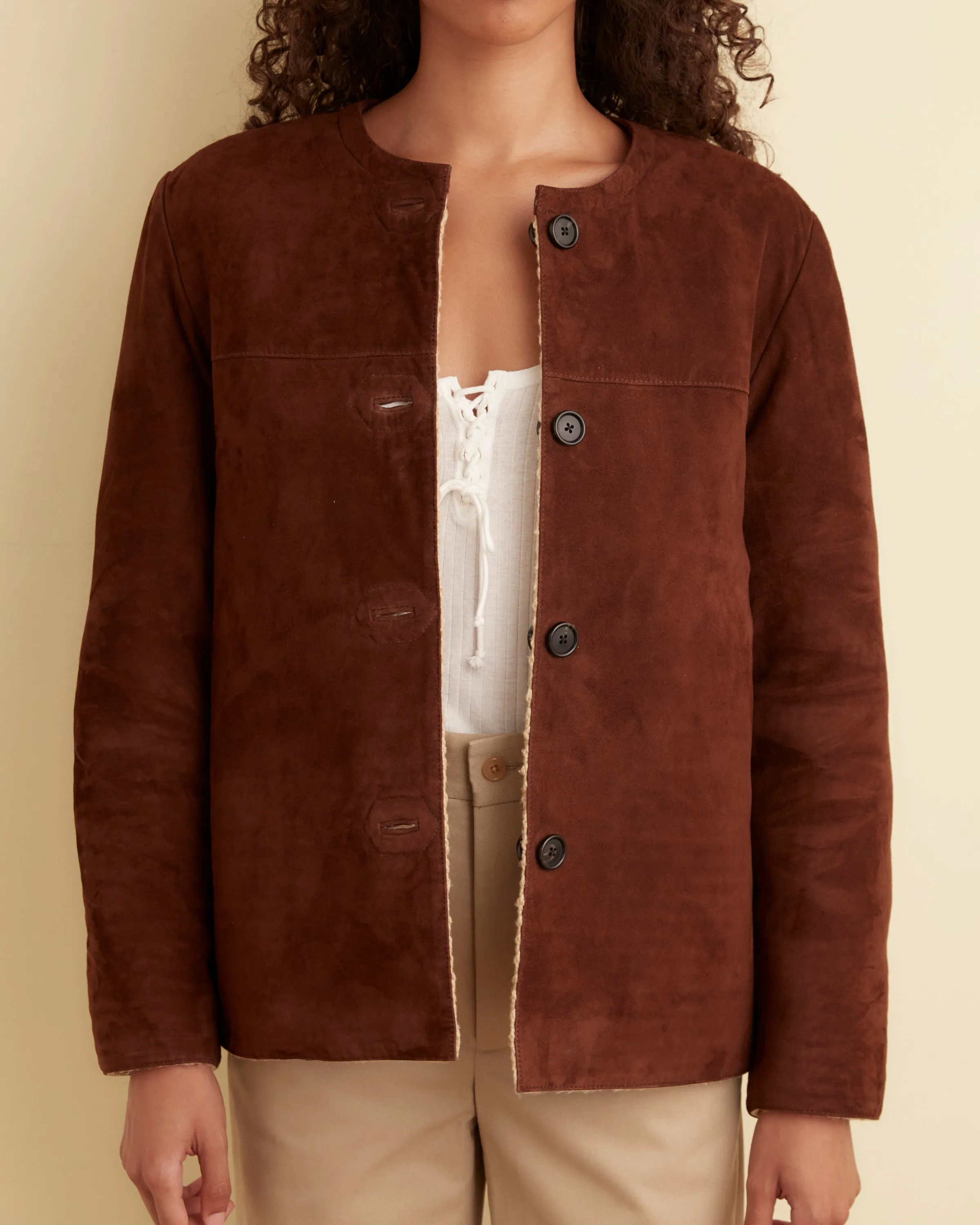 Crochet Etna Reversible Jacket sold by BODE product image thumbnail 5