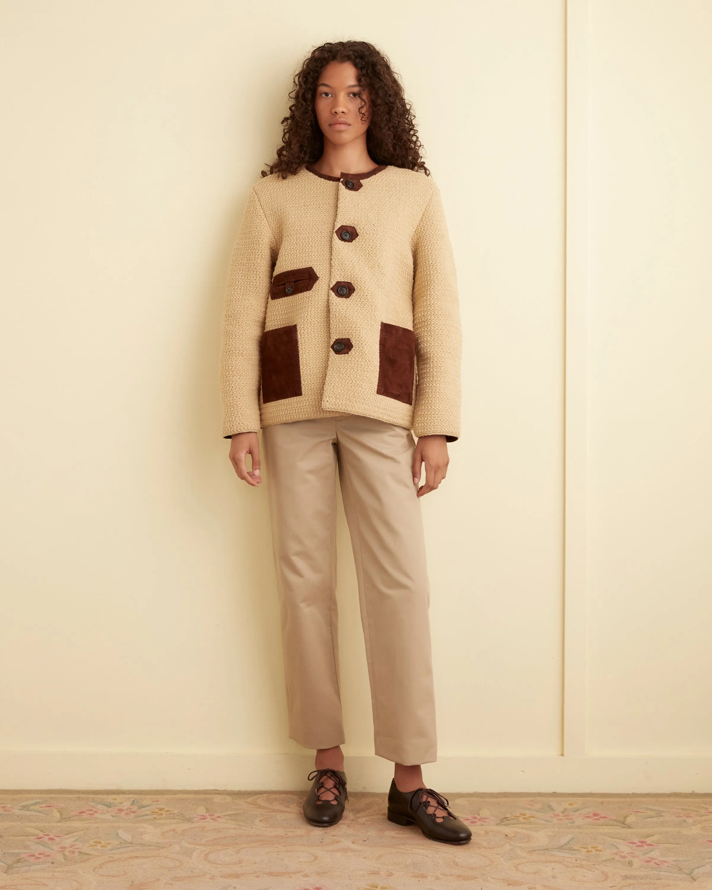 Crochet Etna Reversible Jacket sold by BODE