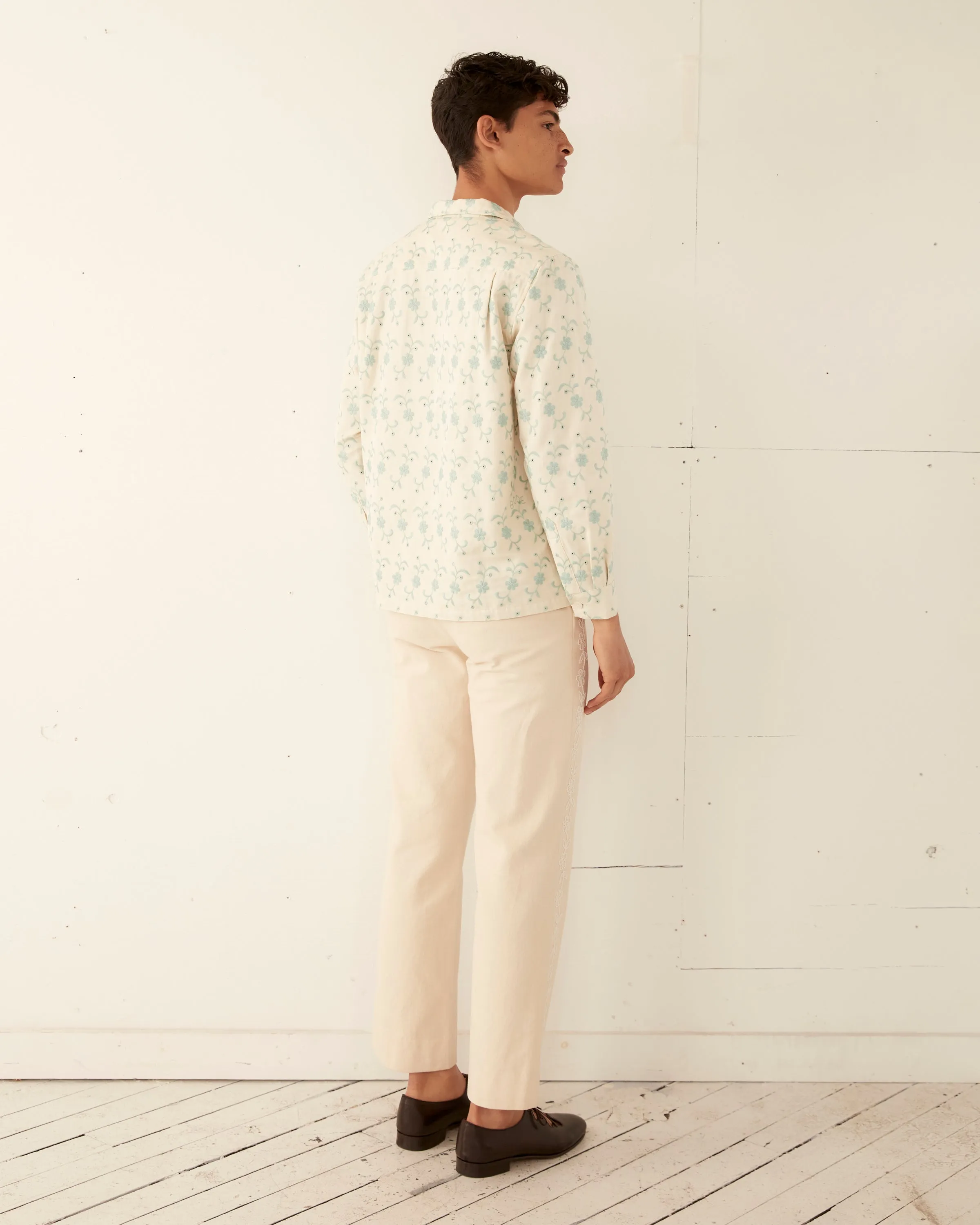 Forget Me Not Long Sleeve Shirt sold by BODE product image thumbnail 4