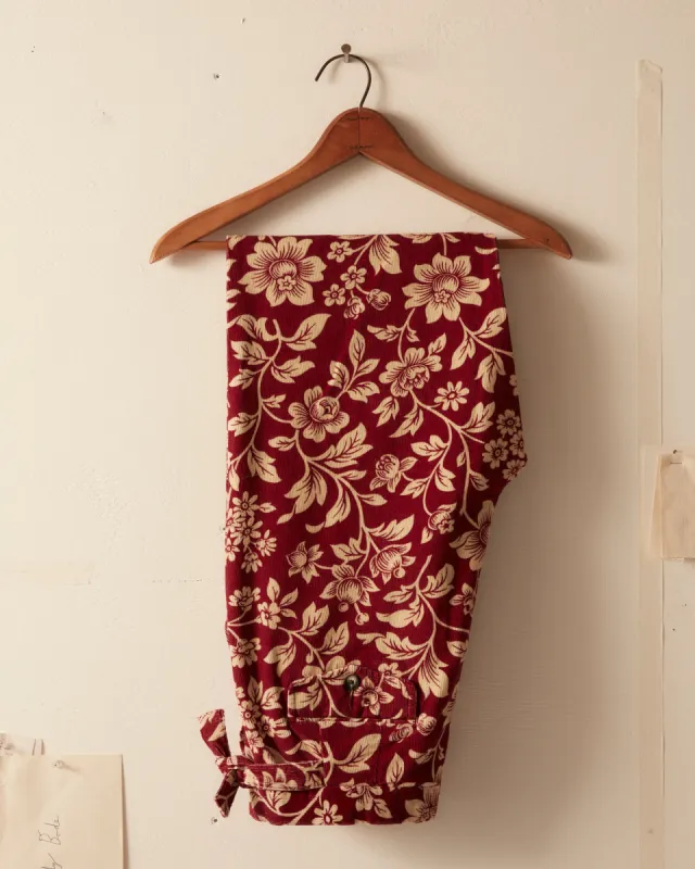 Floral Corduroy Trousers made by BODE