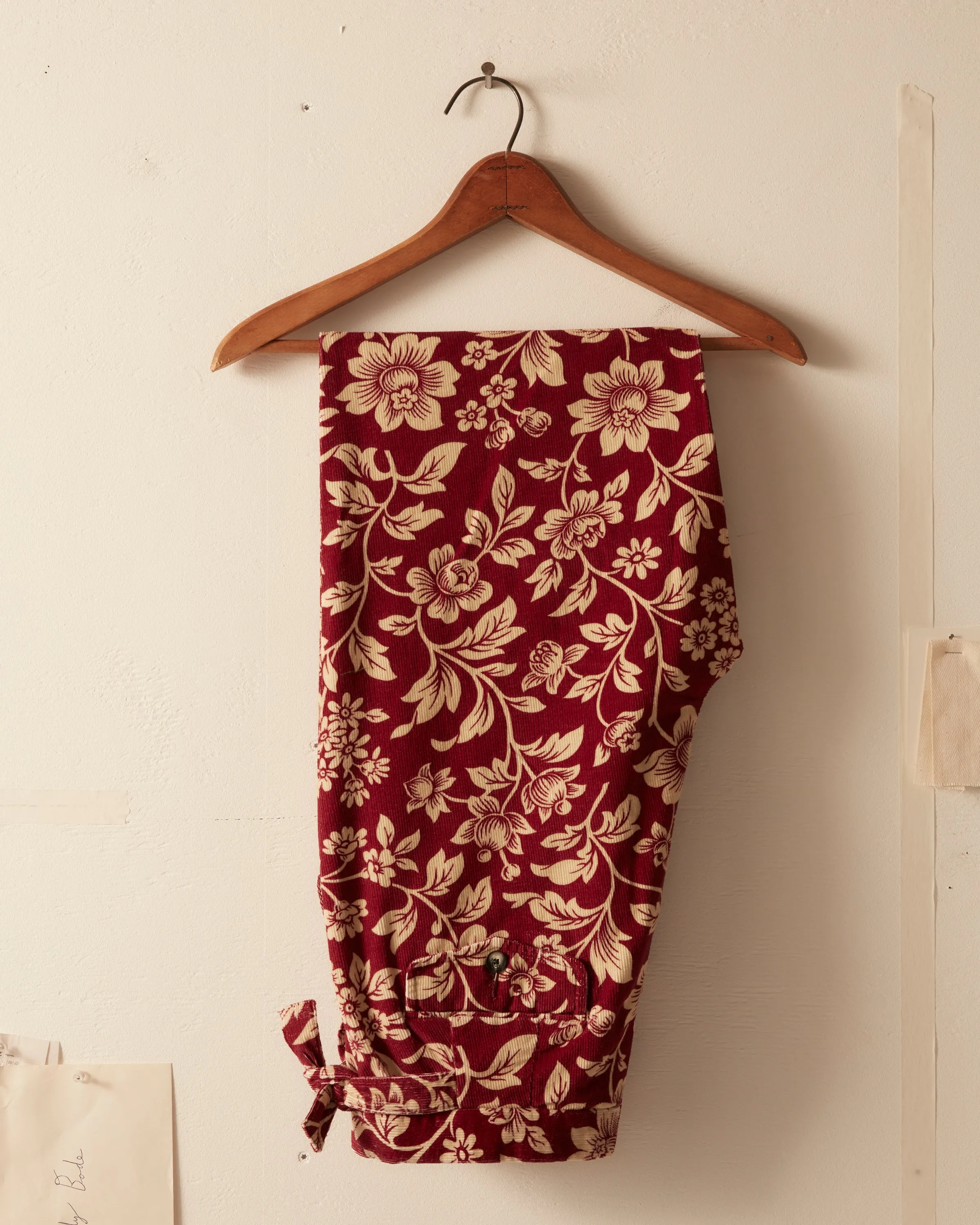 Floral Corduroy Trousers sold by BODE