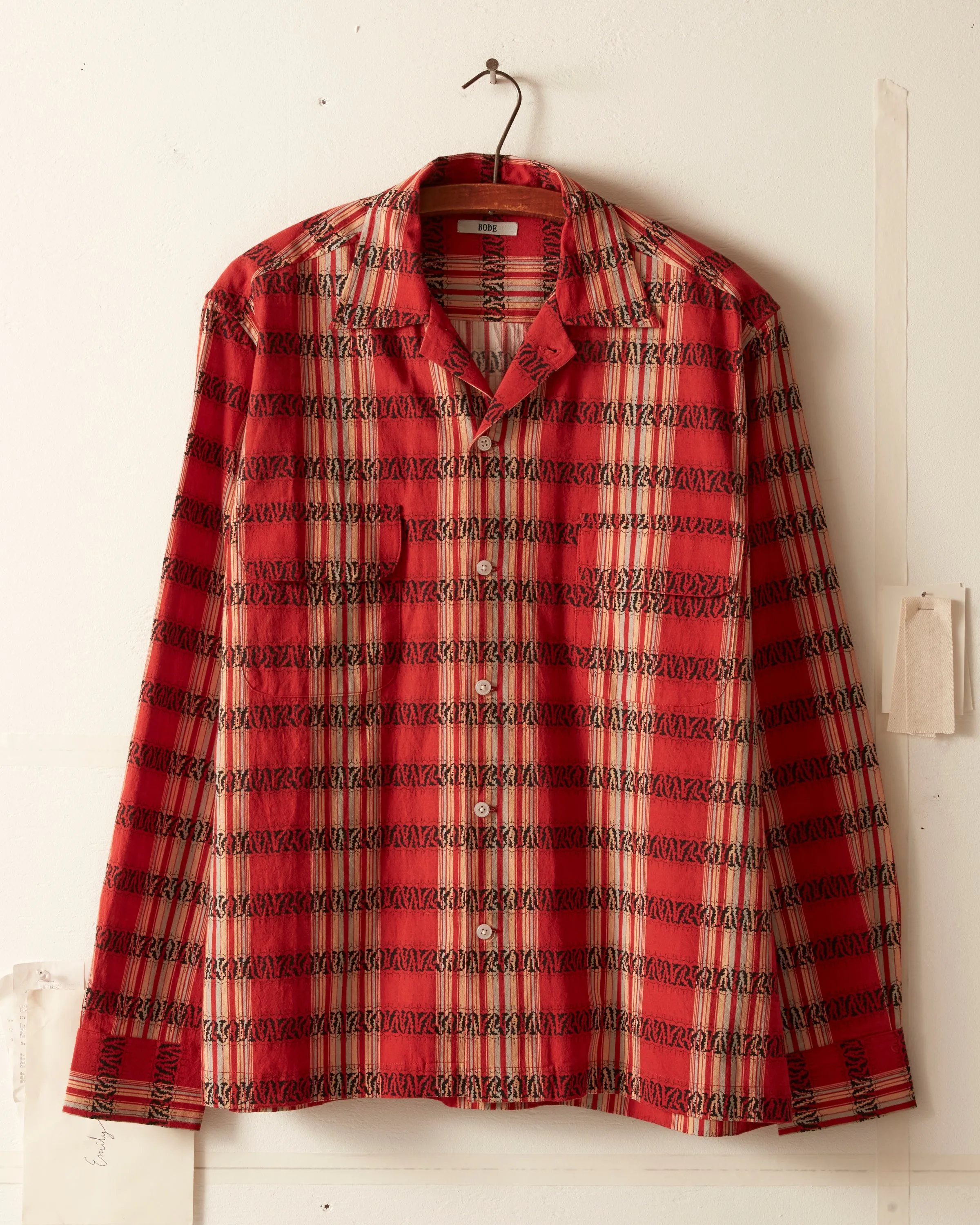 Curran Stripe Long Sleeve Shirt sold by BODE product image thumbnail 2