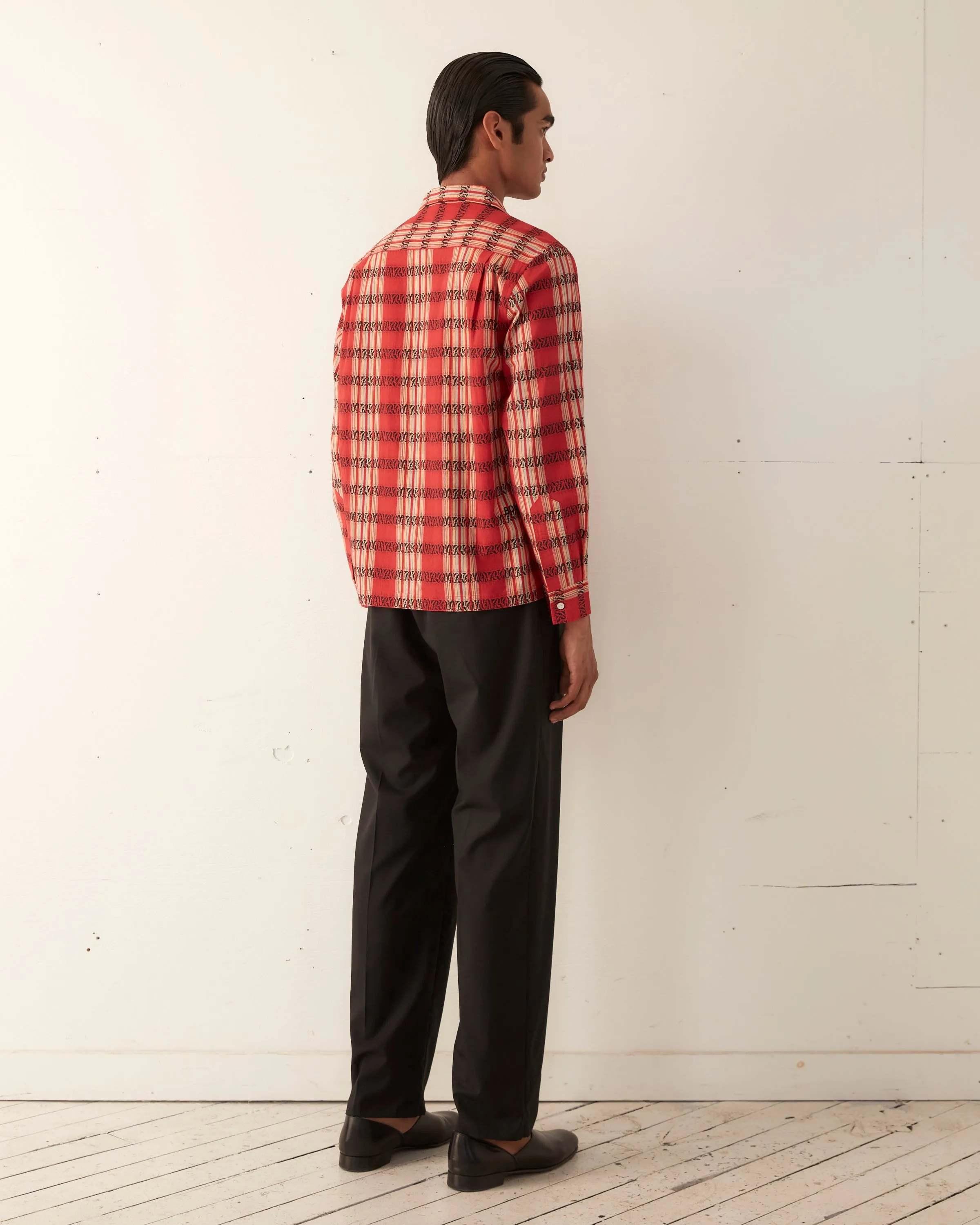 Curran Stripe Long Sleeve Shirt sold by BODE product image thumbnail 3