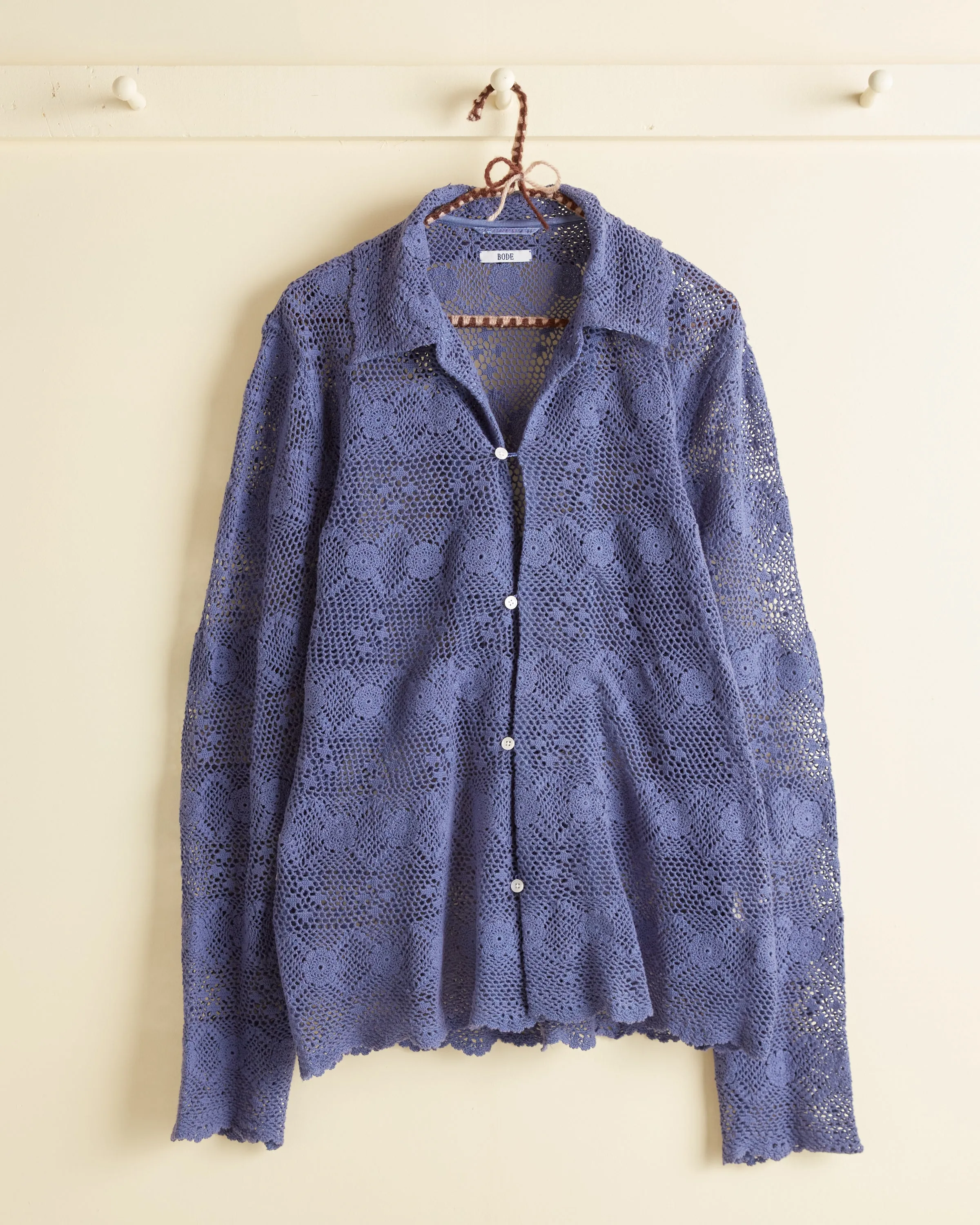 Violet Petunia Long Sleeve Shirt - XS/S sold by BODE