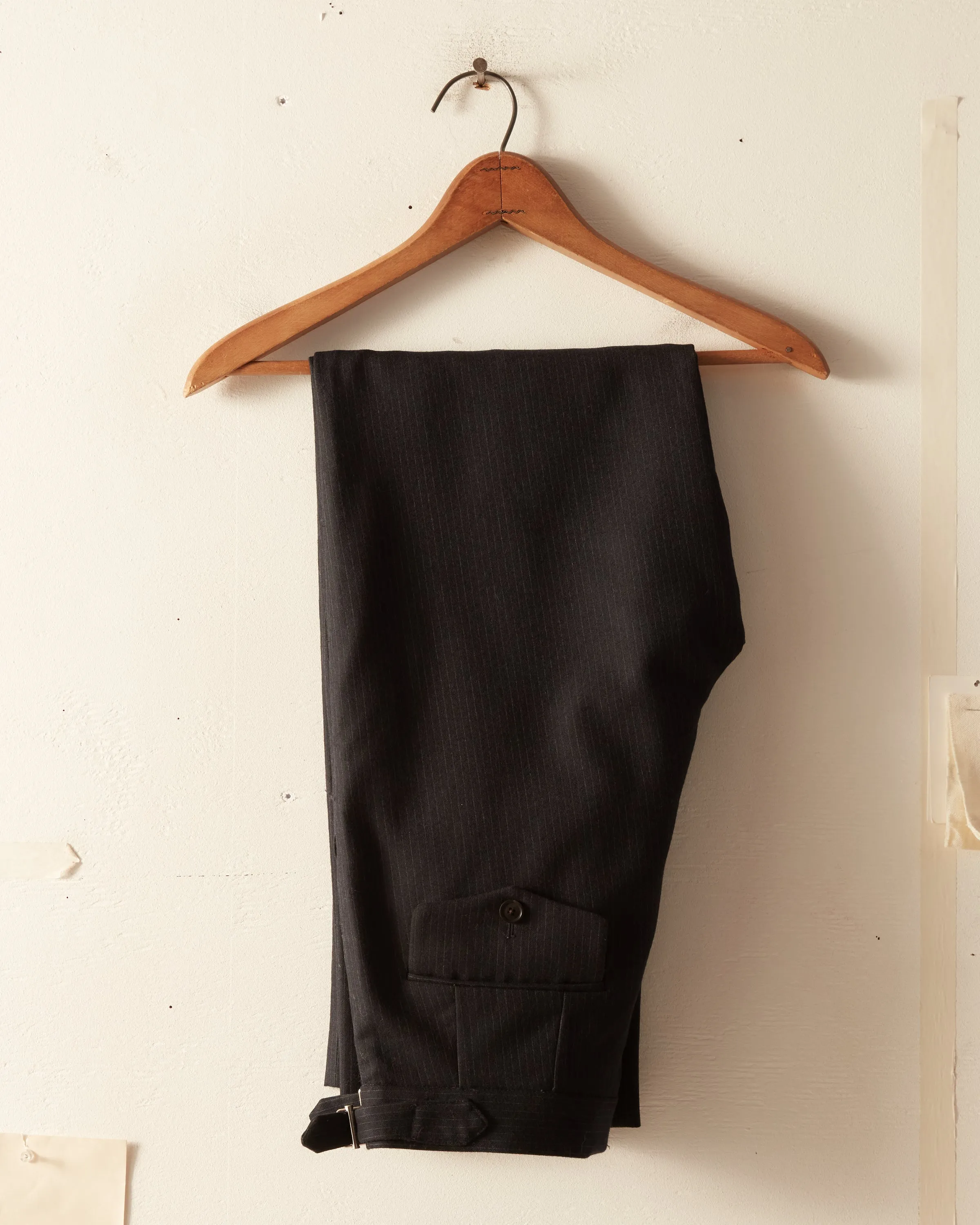 Pinstripe Navy Trousers - 28 sold by BODE product image thumbnail 2