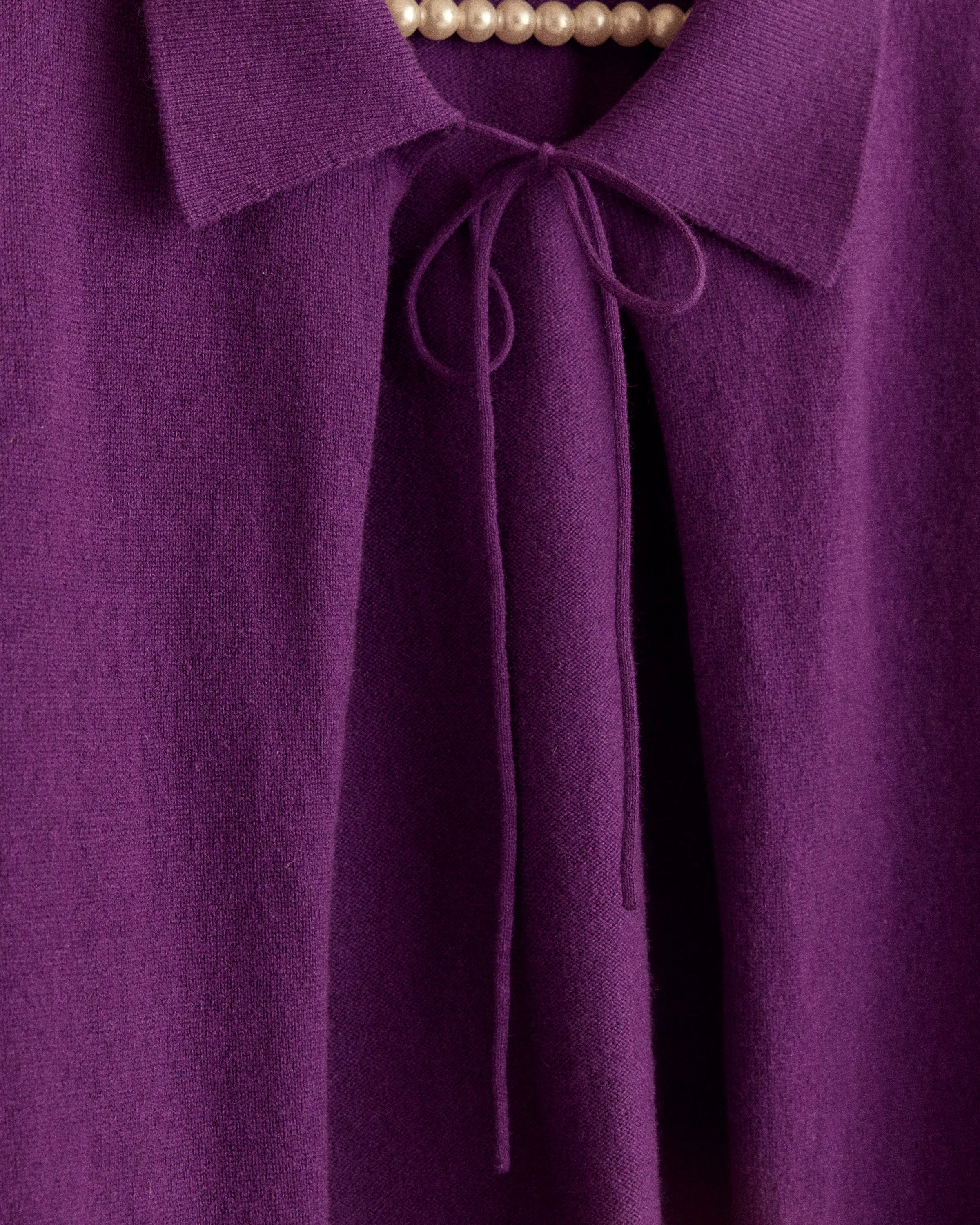 Lodge Cardigan - Plum sold by BODE product image thumbnail 2