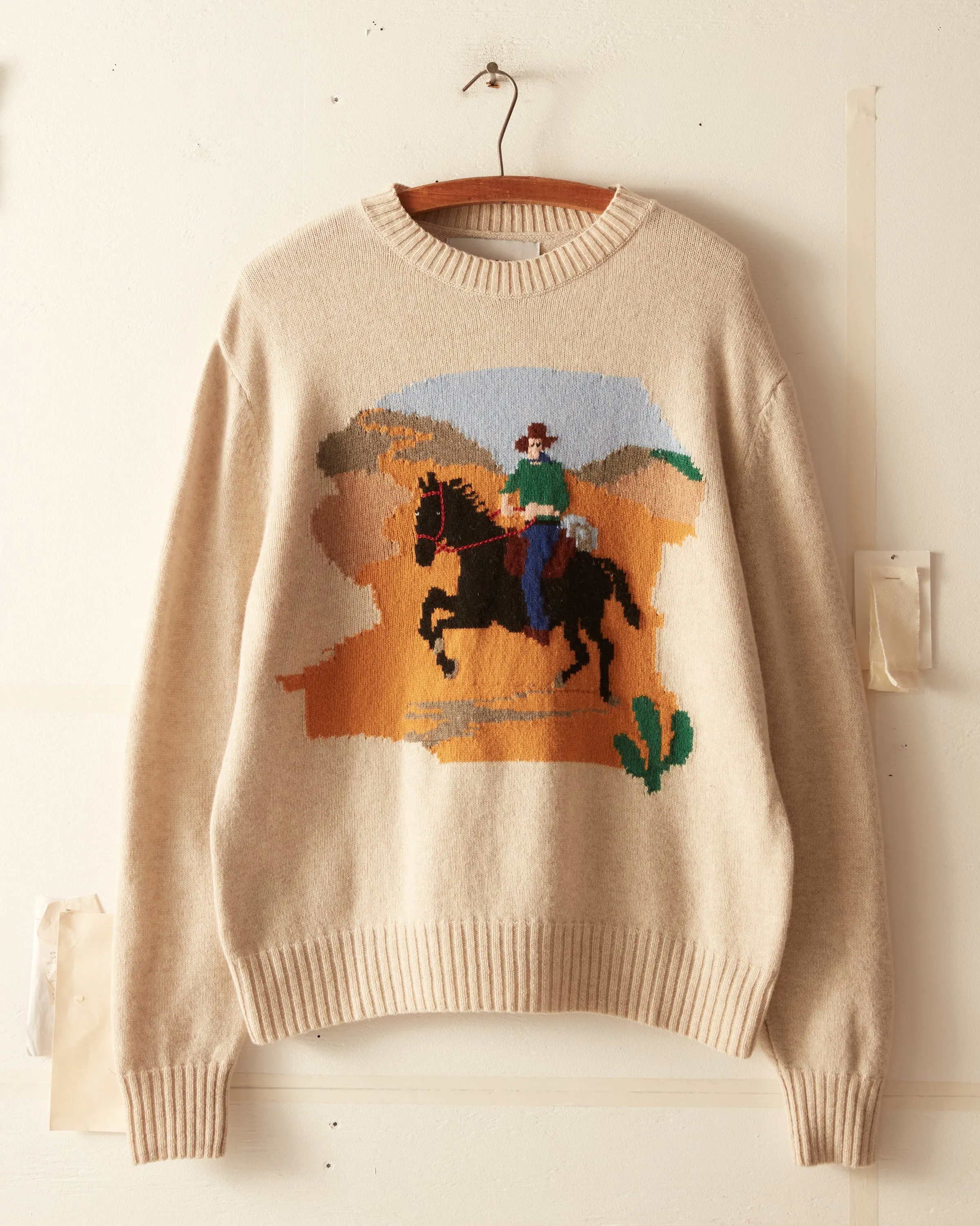 Cowboy Crewneck sold by BODE product image thumbnail 2