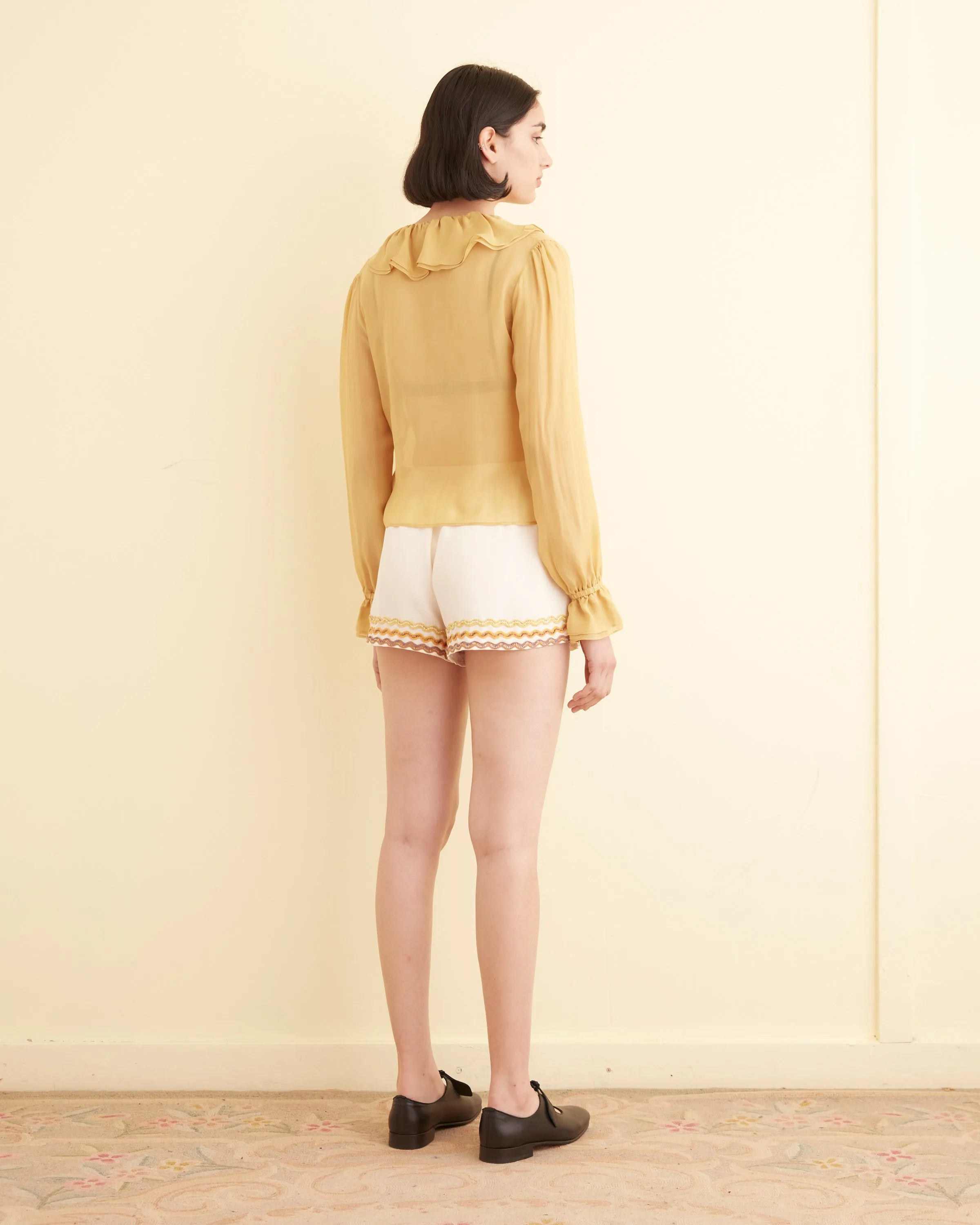 Flounce Blouse - Ocre sold by BODE product image thumbnail 3