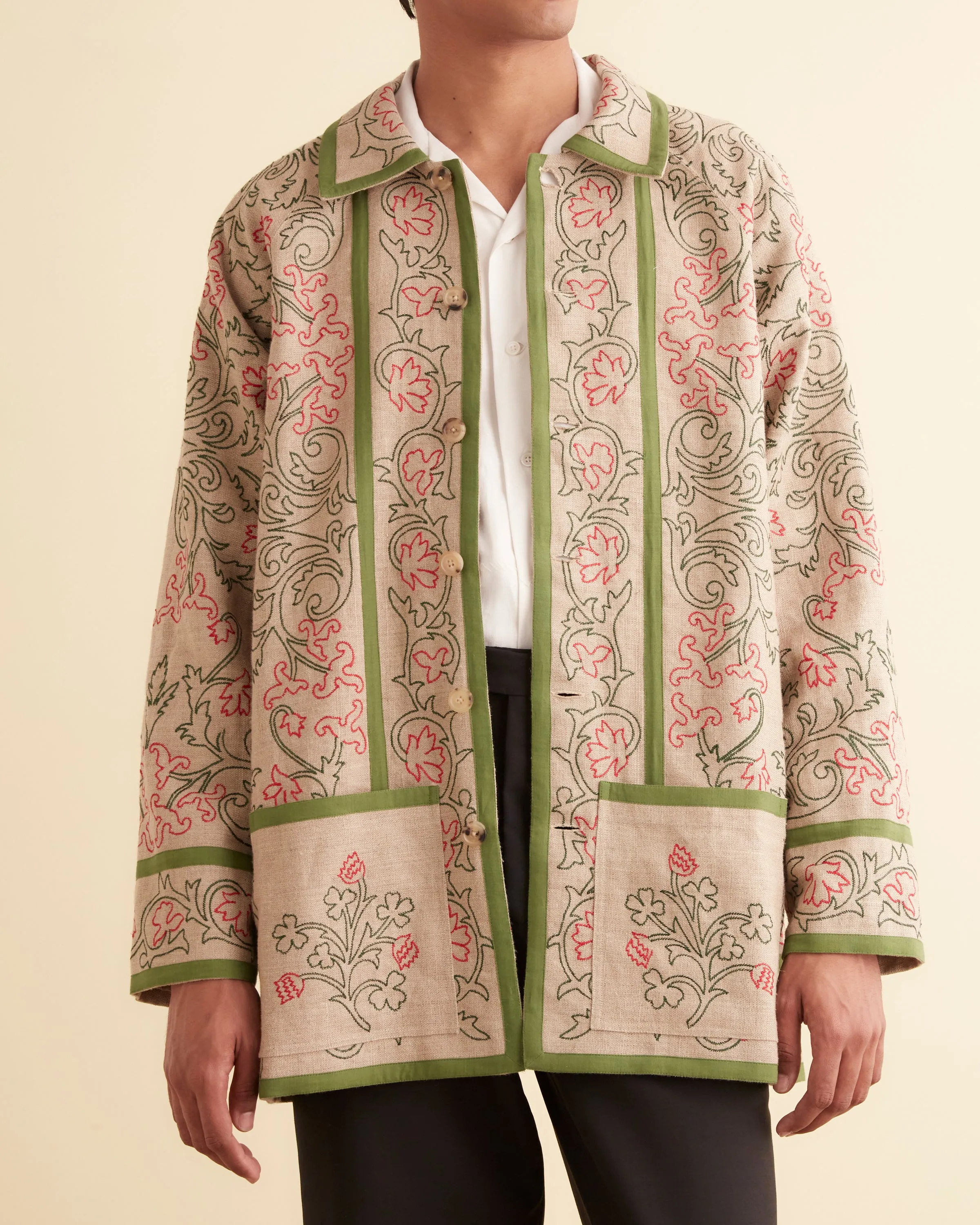 Embroidered Trumpetflower Coat sold by BODE product image thumbnail 2