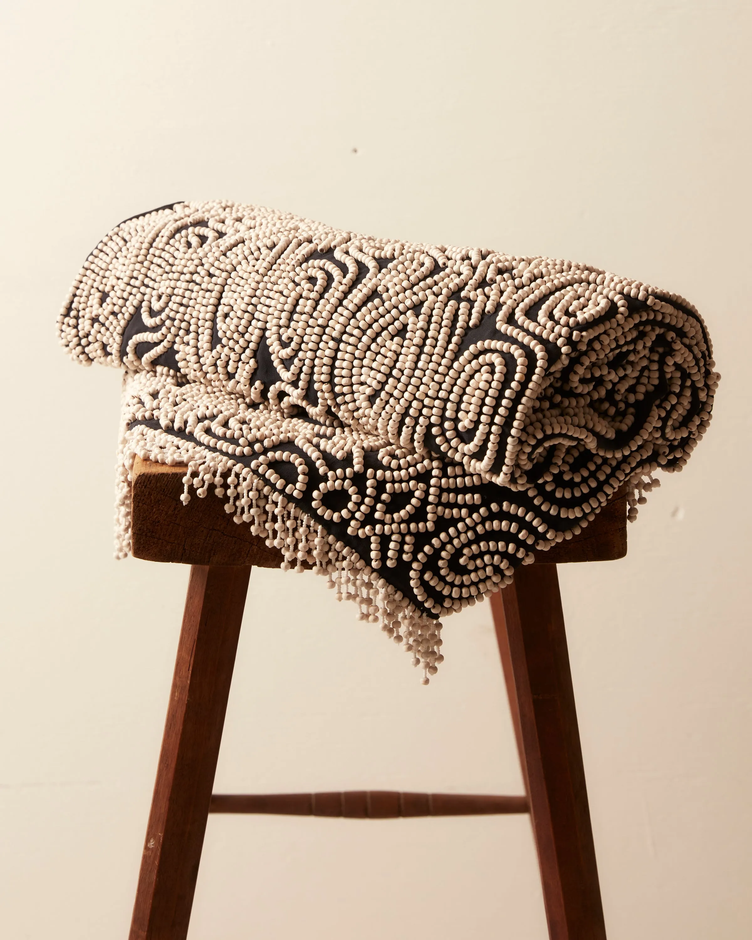 Beaded Ripple Throw sold by BODE