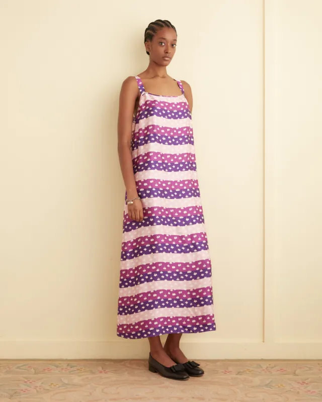 Cloud Stripe Column Gown sold by BODE