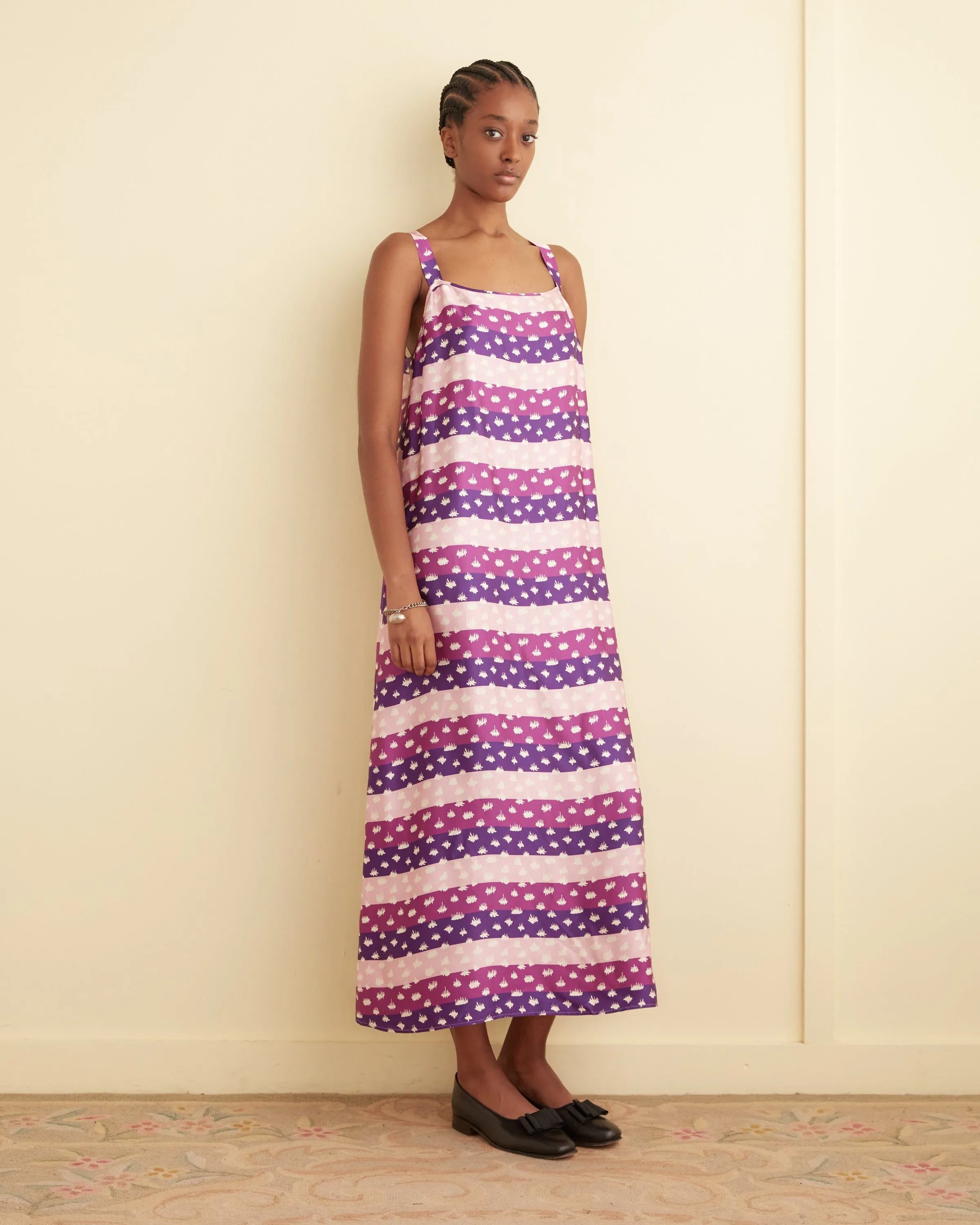 Cloud Stripe Column Gown sold by BODE