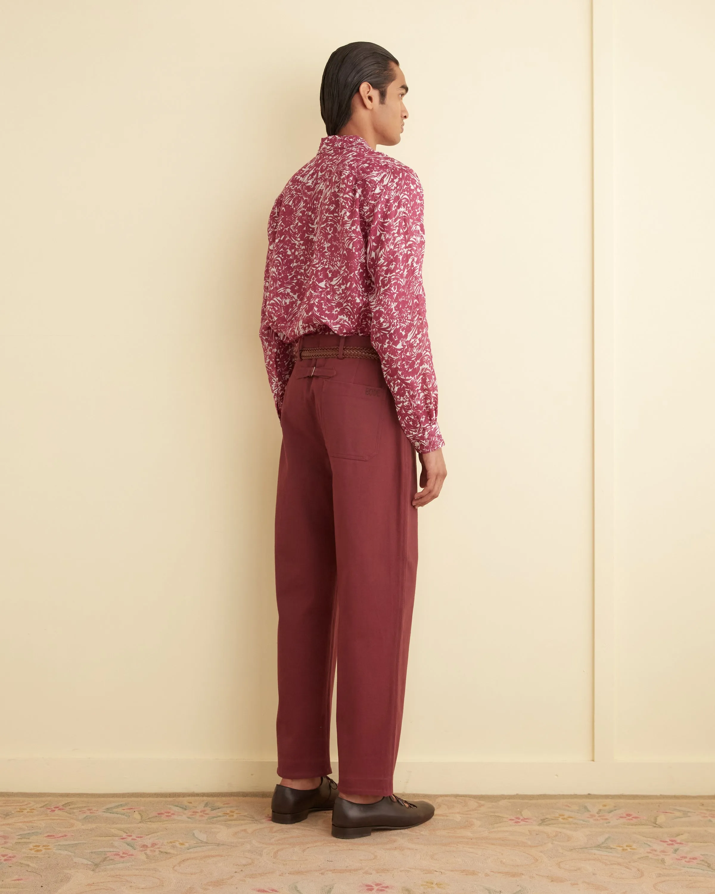 Hibiscus Spray Long Sleeve Shirt sold by BODE product image thumbnail 3