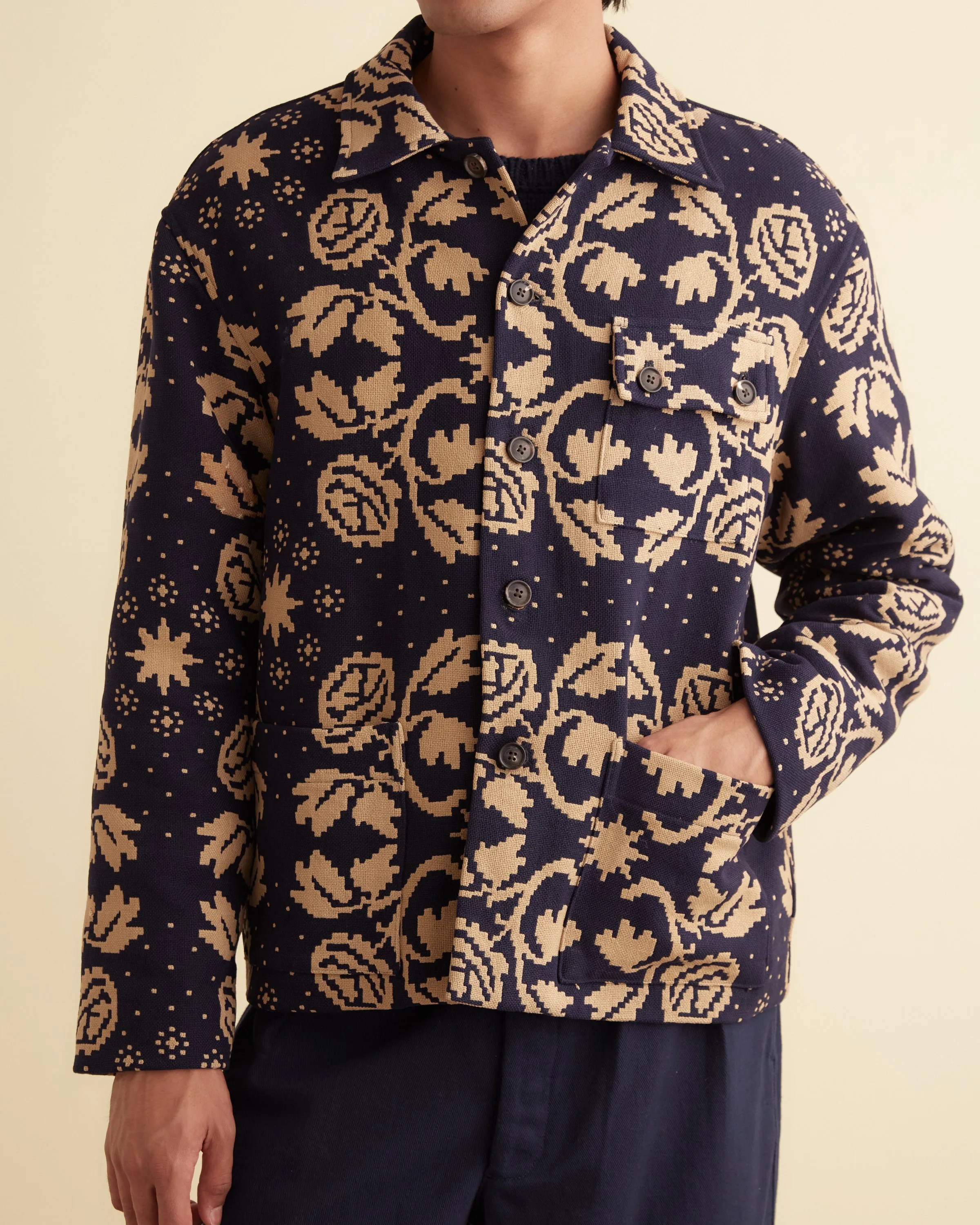 Lobelia Midnight Jacket - M/L sold by BODE product image thumbnail 2