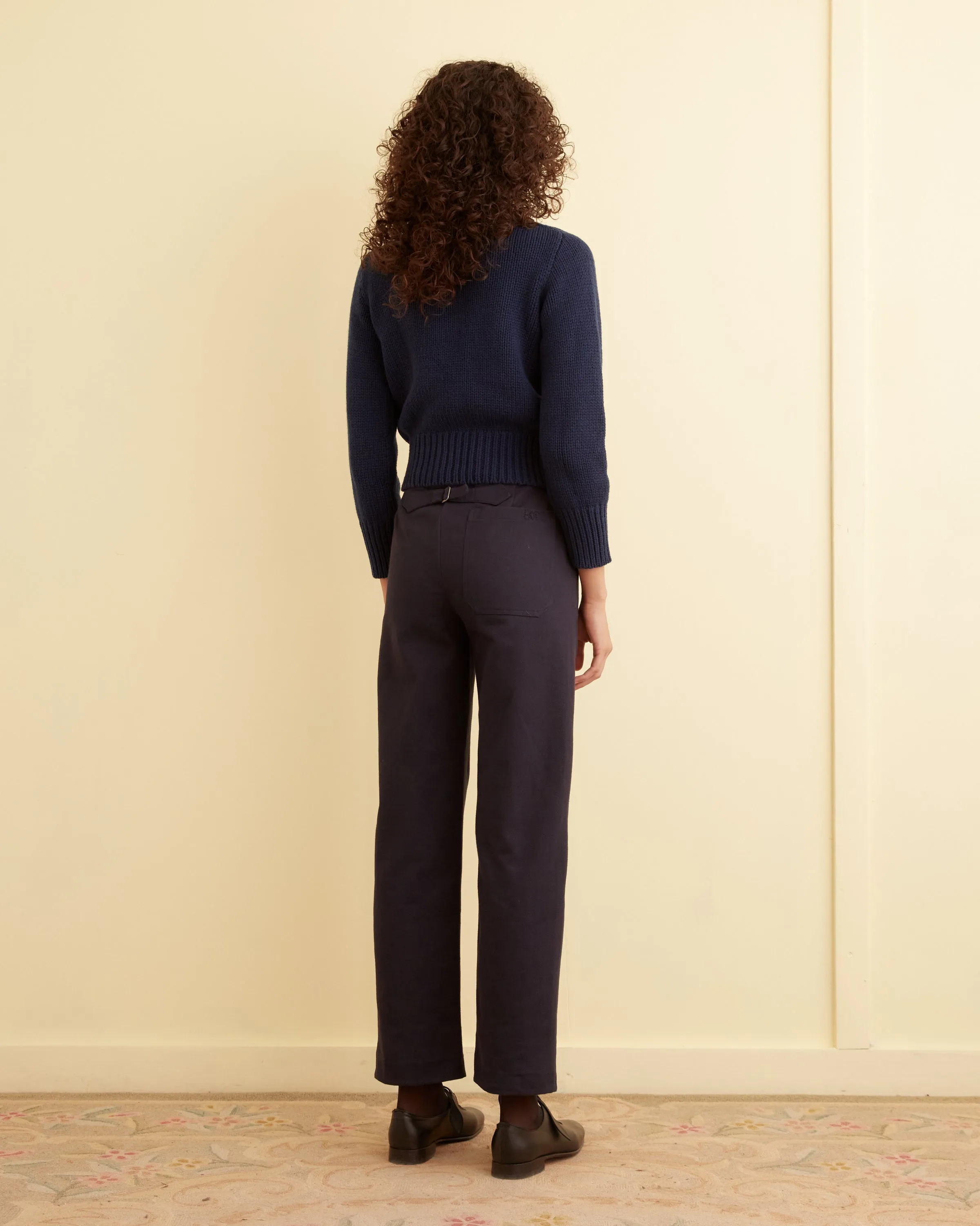 Doodle Crewneck - Navy sold by BODE product image thumbnail 3