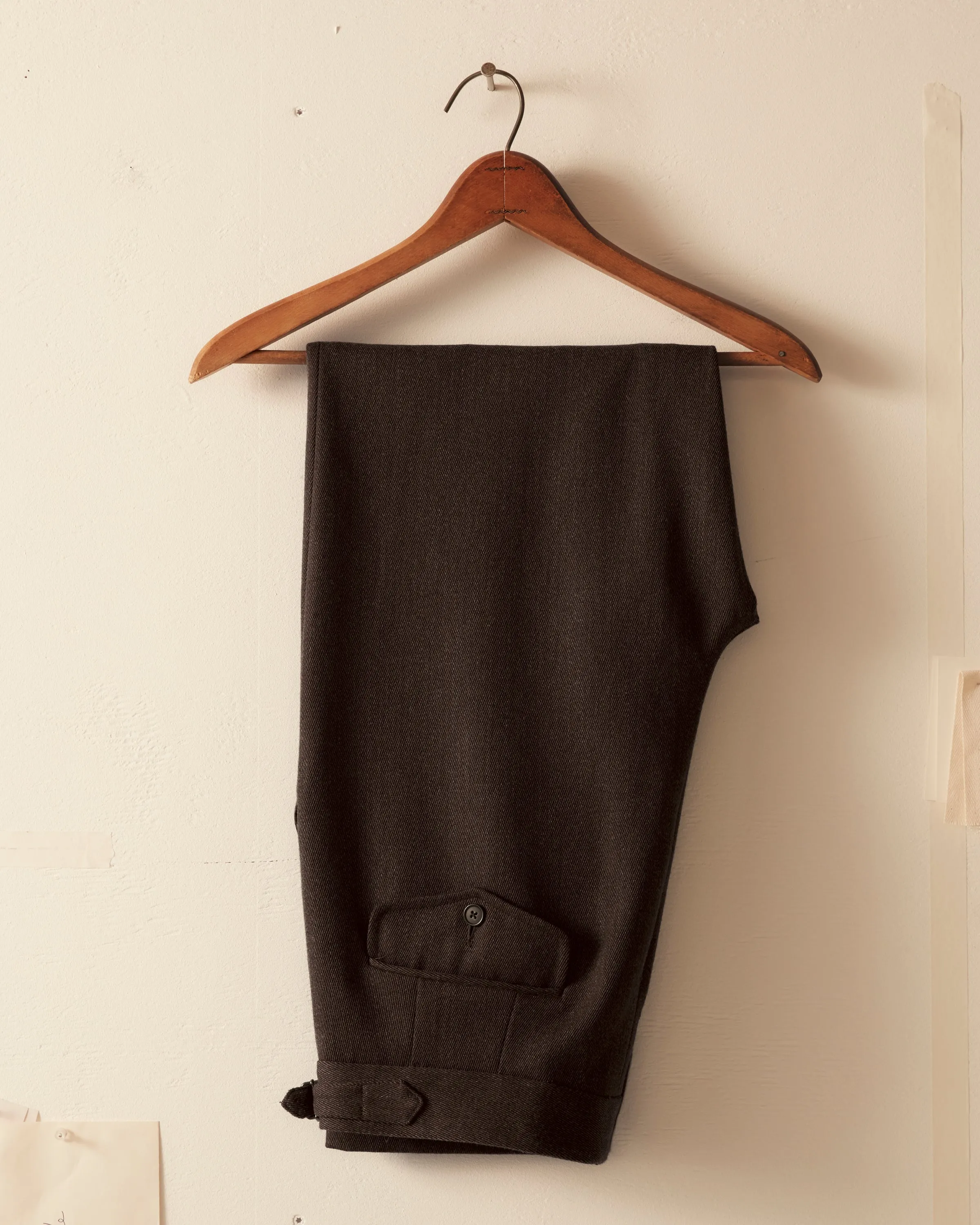 Twill Side Buckle Trousers - Black sold by BODE product image thumbnail 2