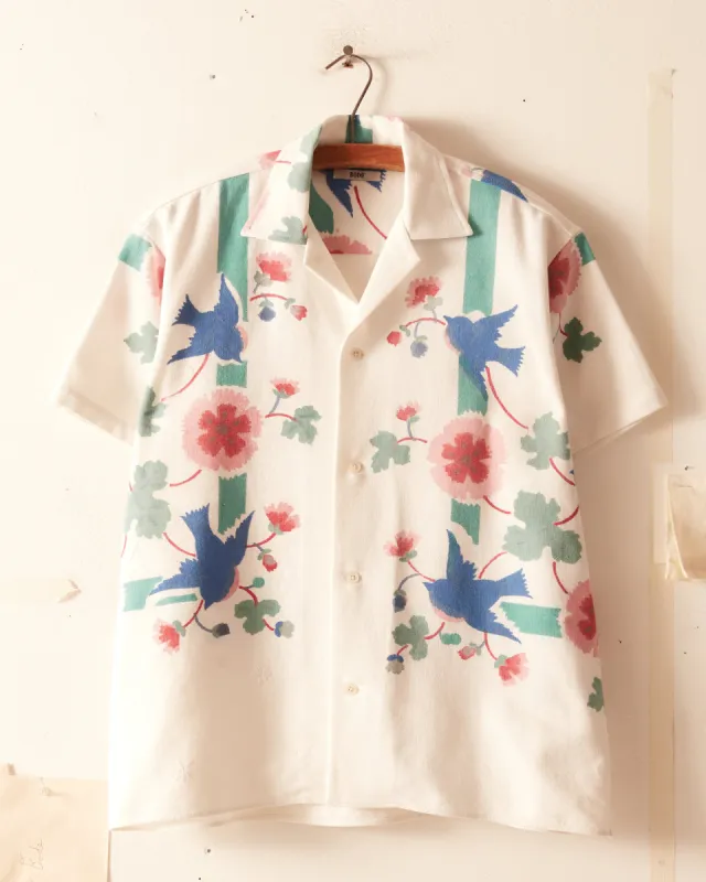 Bluebird Pollinator Short Sleeve Shirt - XS/S sold by BODE