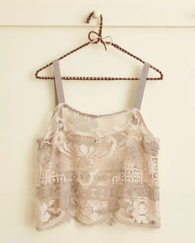 Mocha Plume Tank - M sold by BODE