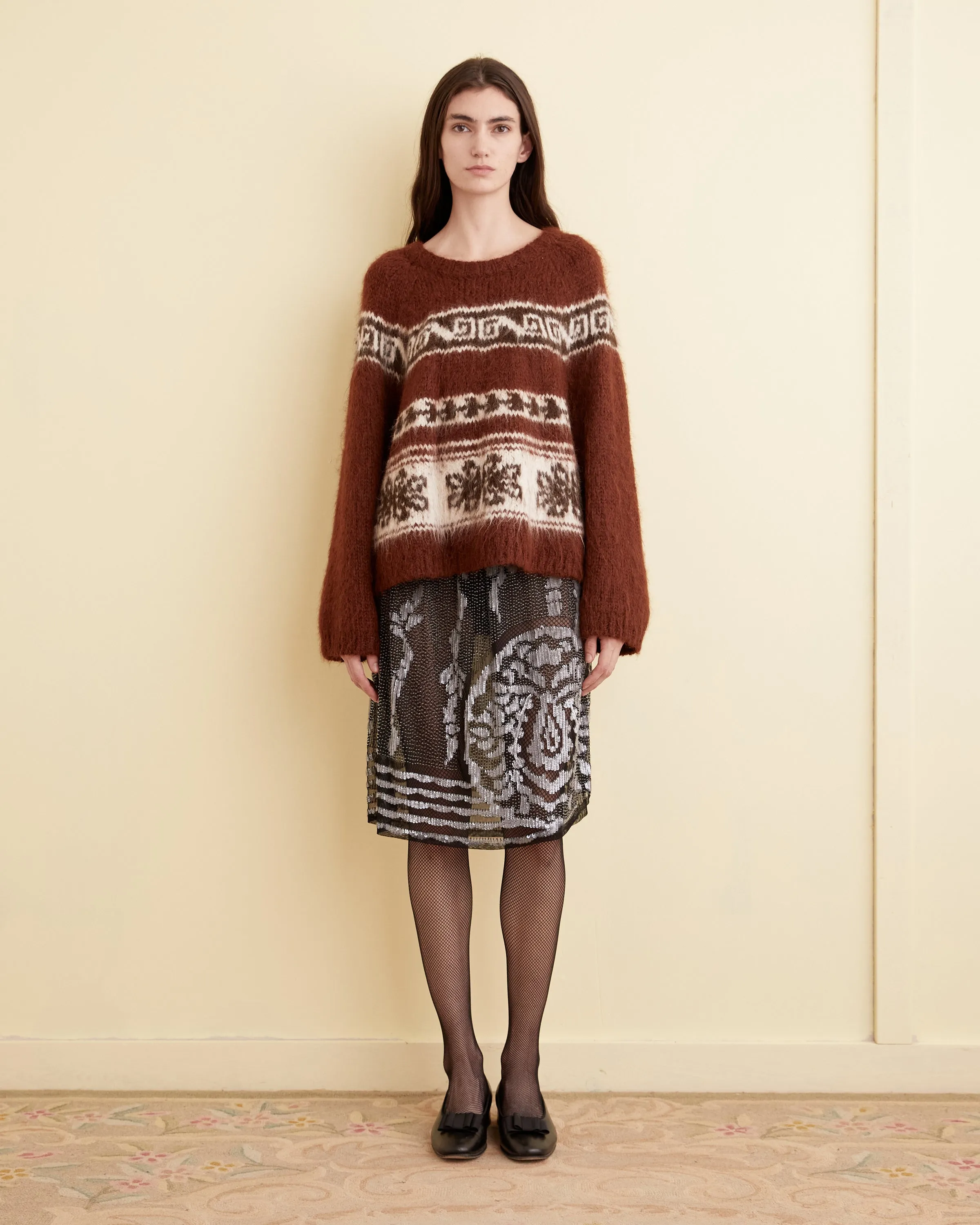 Hyatt Skirt sold by BODE