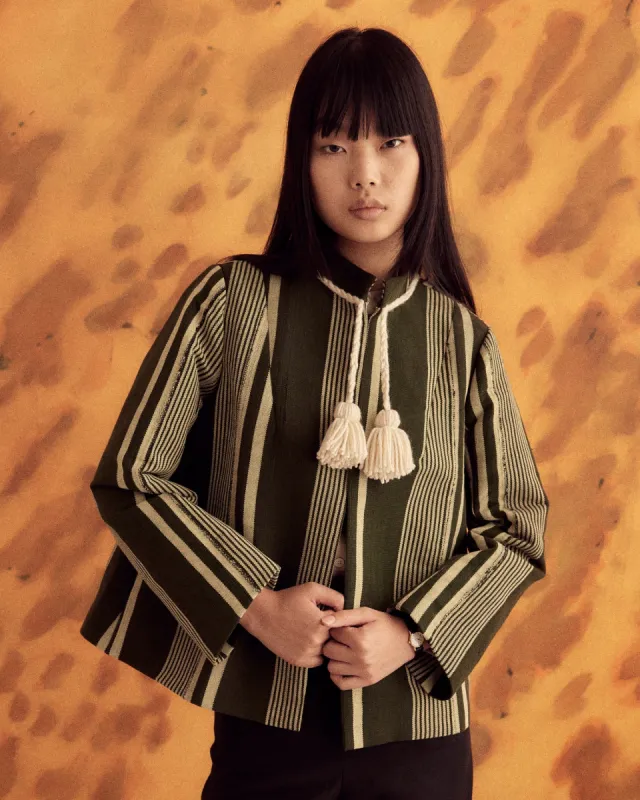 Muirfield Stripe Jacket - XS sold by BODE