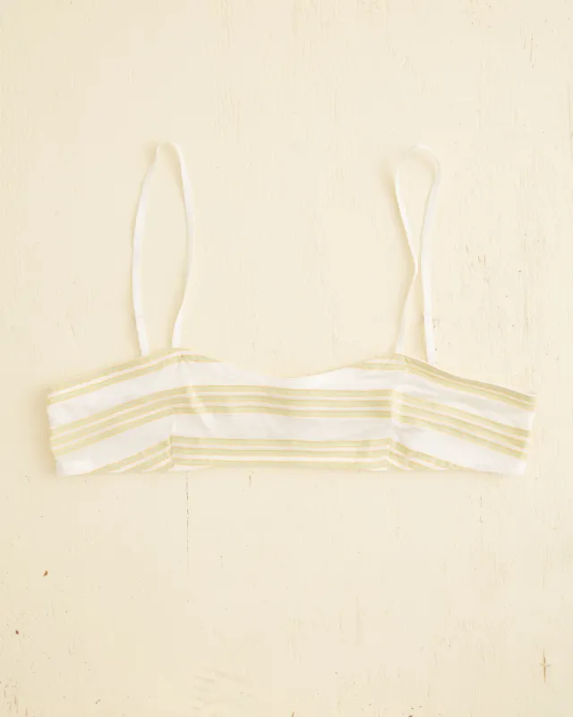 Morris Stripe Club Bra sold by BODE