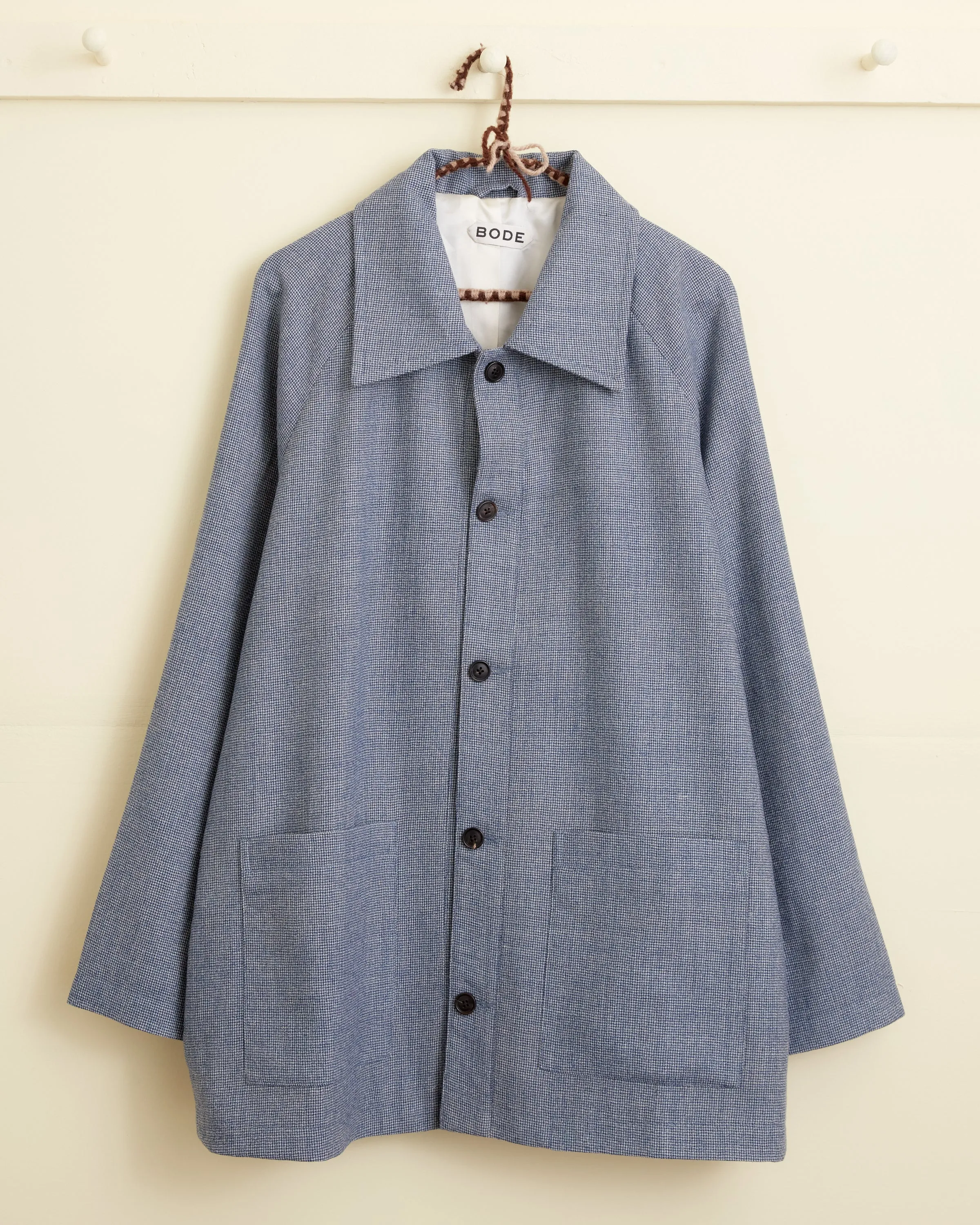 Houndstooth Heather Jacket - M sold by BODE