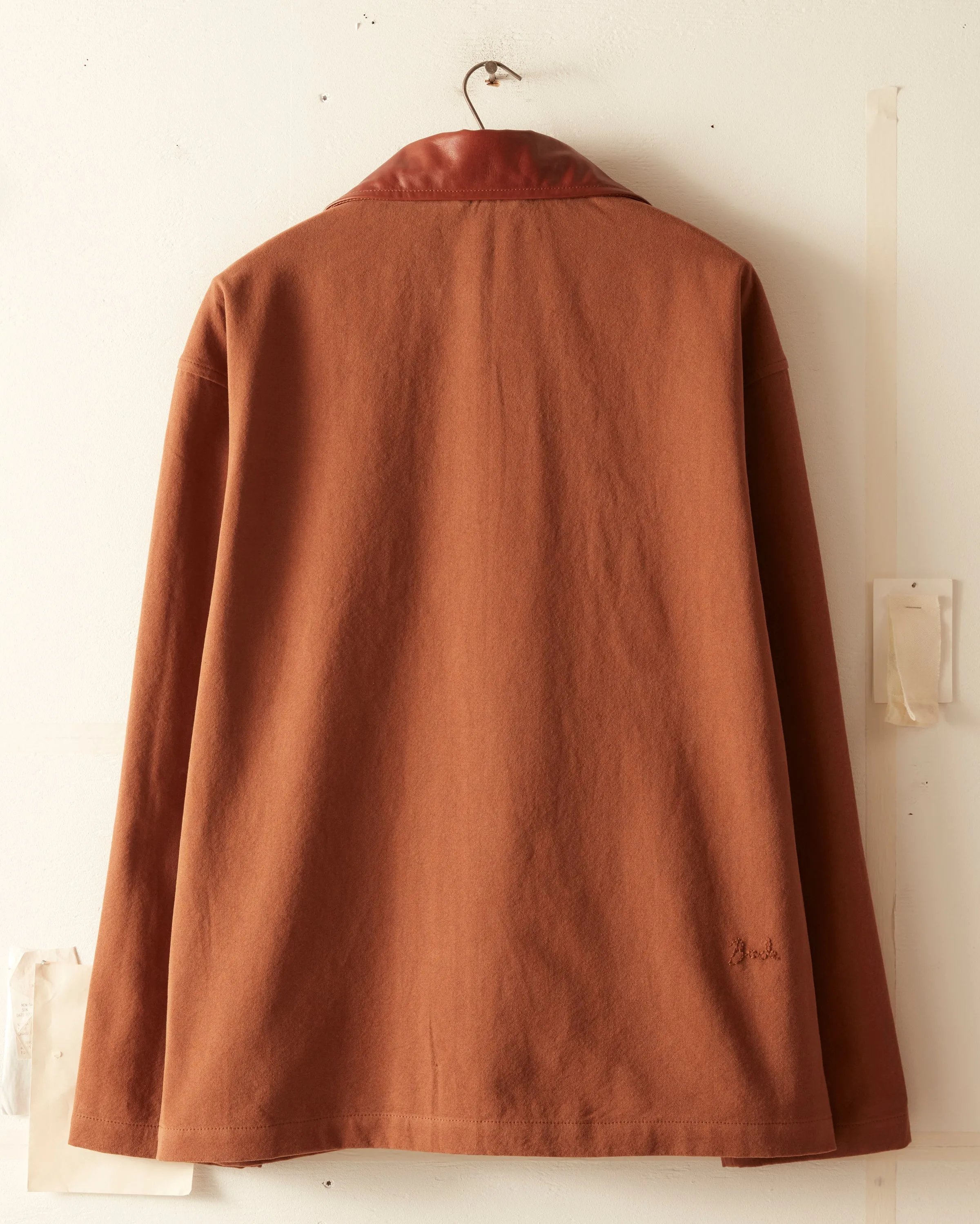 Leather Tab Jacket - Tan/Brown sold by BODE product image thumbnail 5