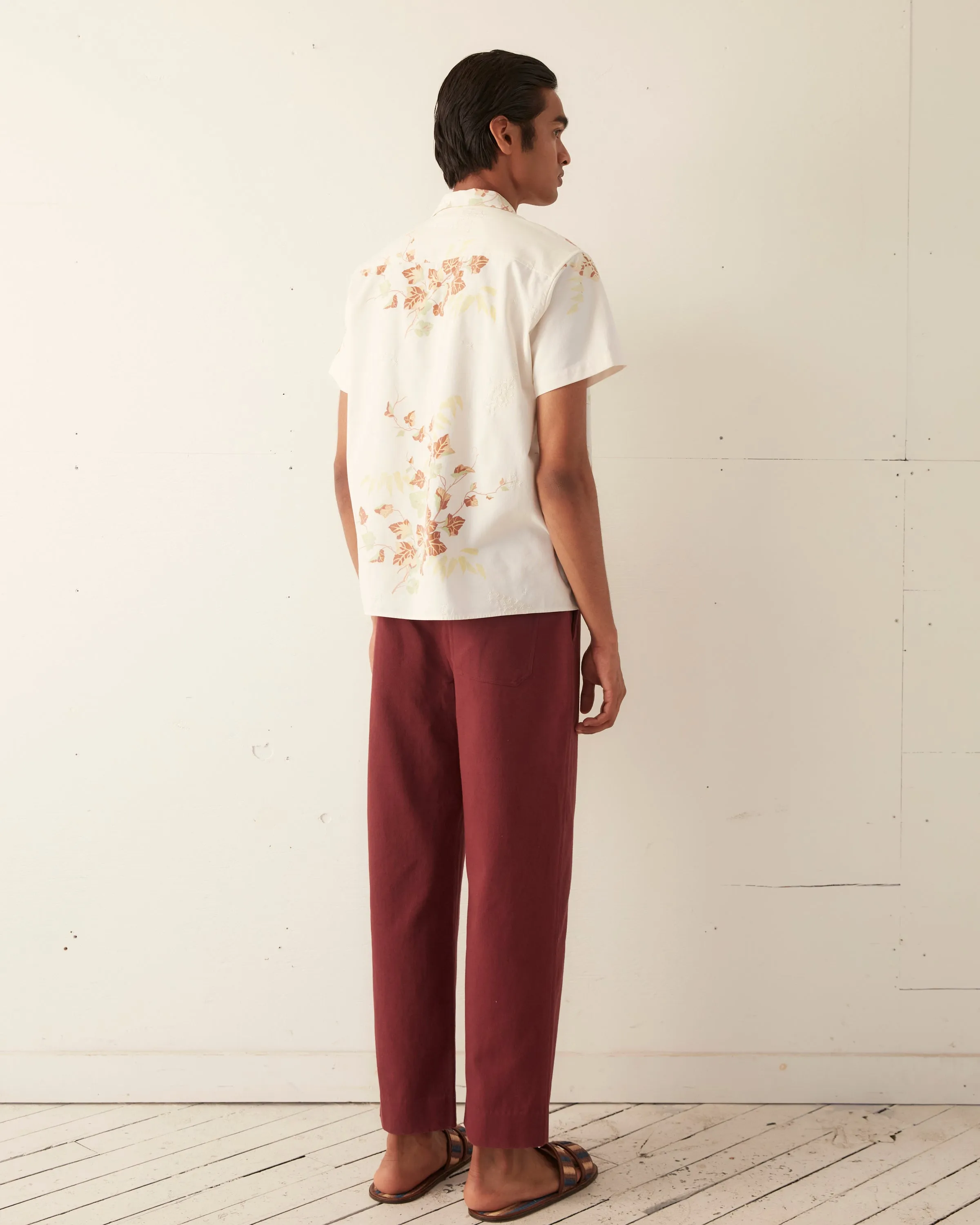 Brown Ivy Short Sleeve Shirt - M/L sold by BODE product image thumbnail 4