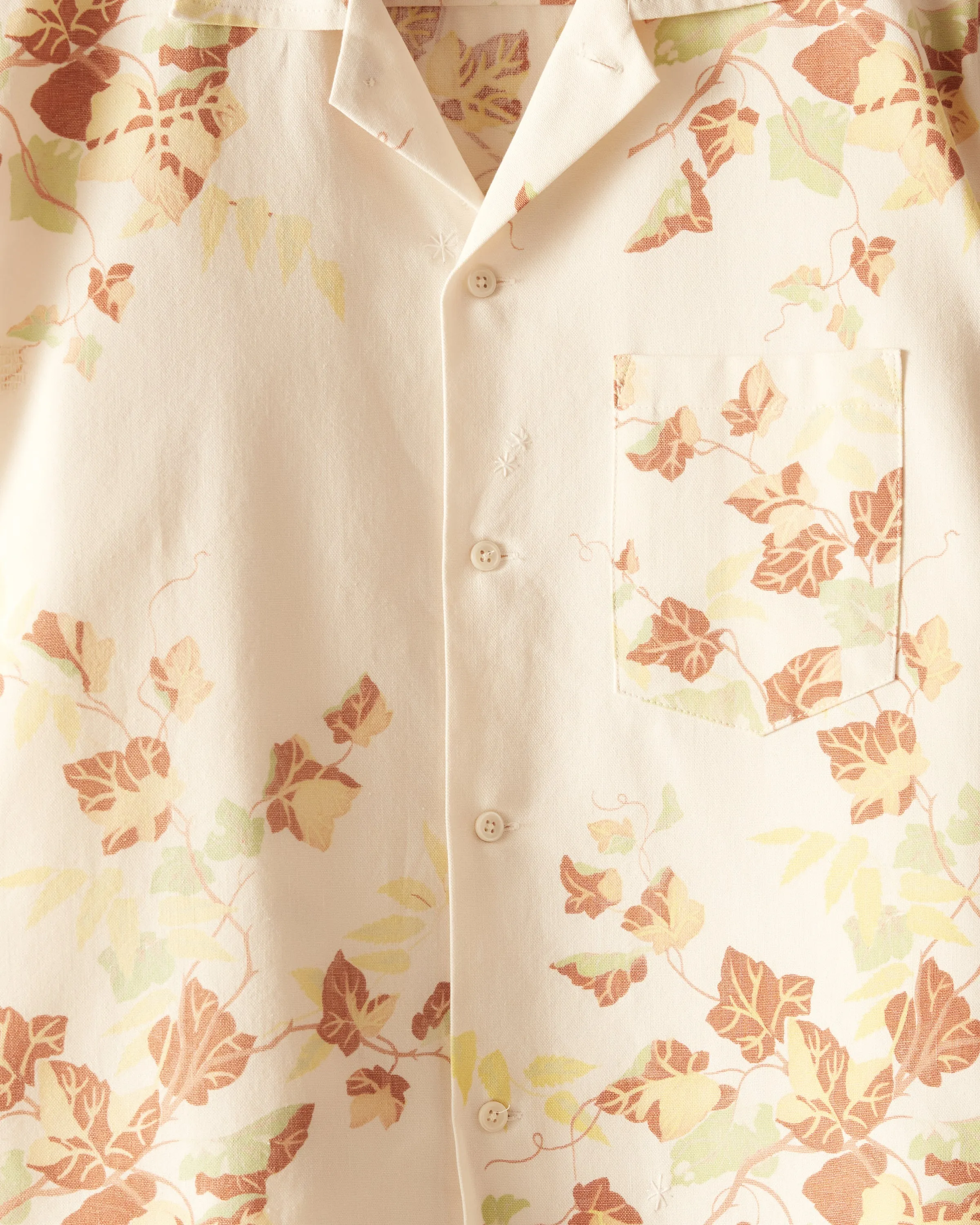 Brown Ivy Short Sleeve Shirt - M/L sold by BODE product image thumbnail 3