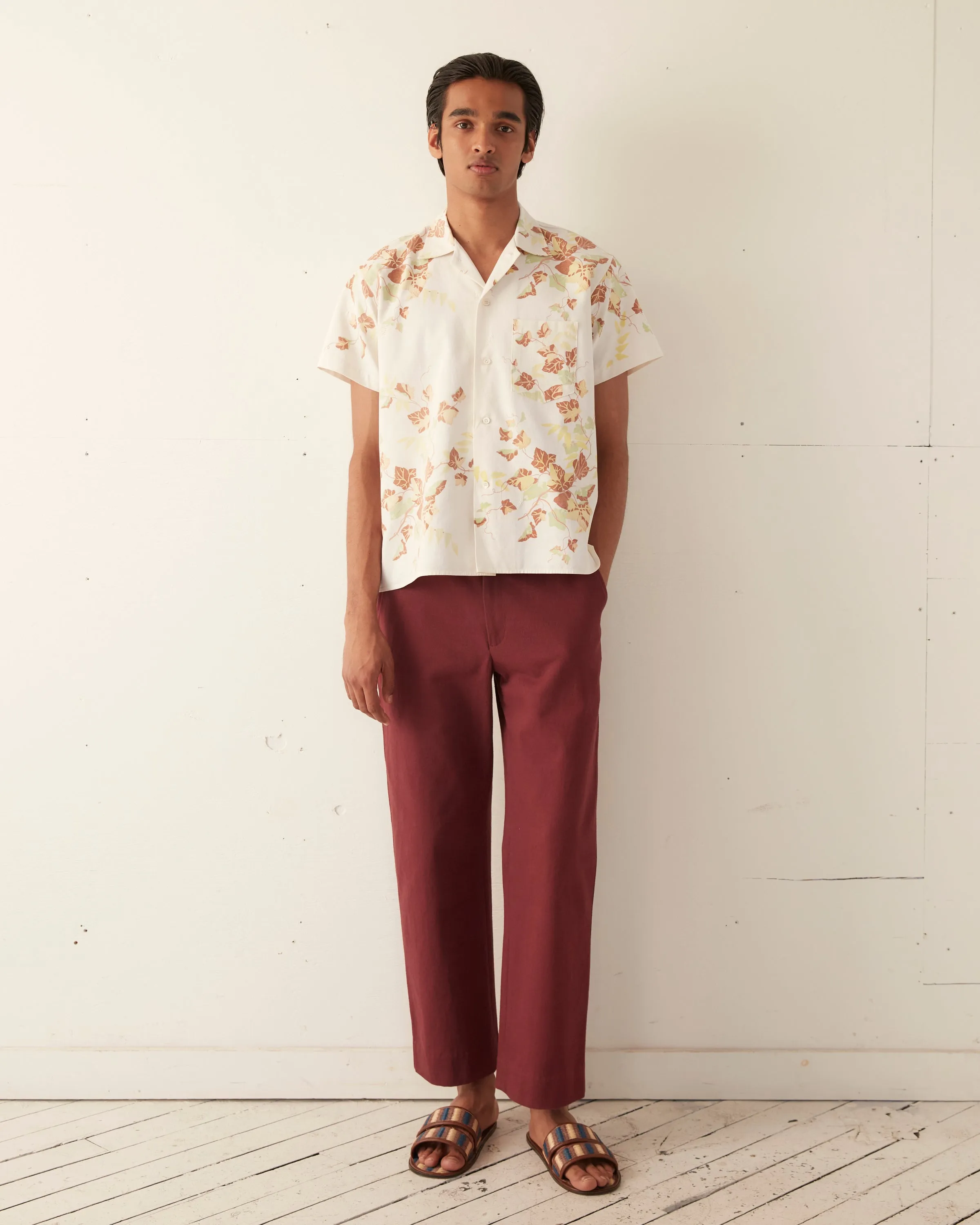 Brown Ivy Short Sleeve Shirt - M/L sold by BODE product image thumbnail 2