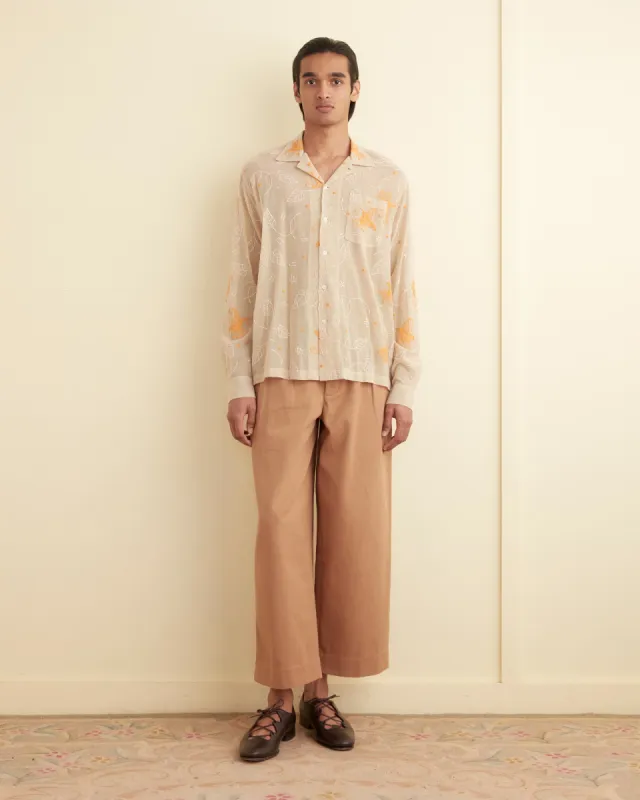 Mesh Lilium Long Sleeve Shirt sold by BODE