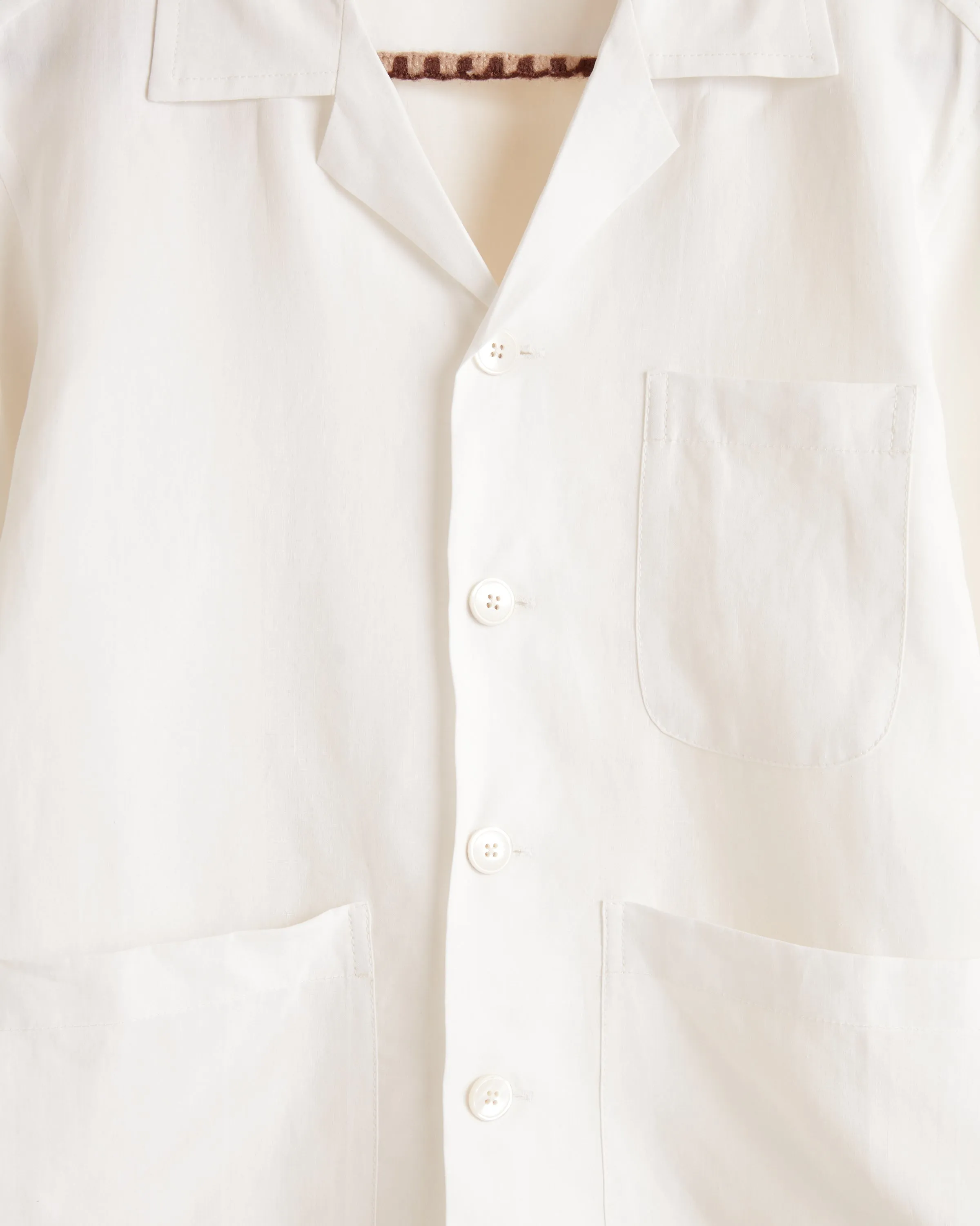 Ladder Linen Long Sleeve Shirt sold by BODE product image thumbnail 2