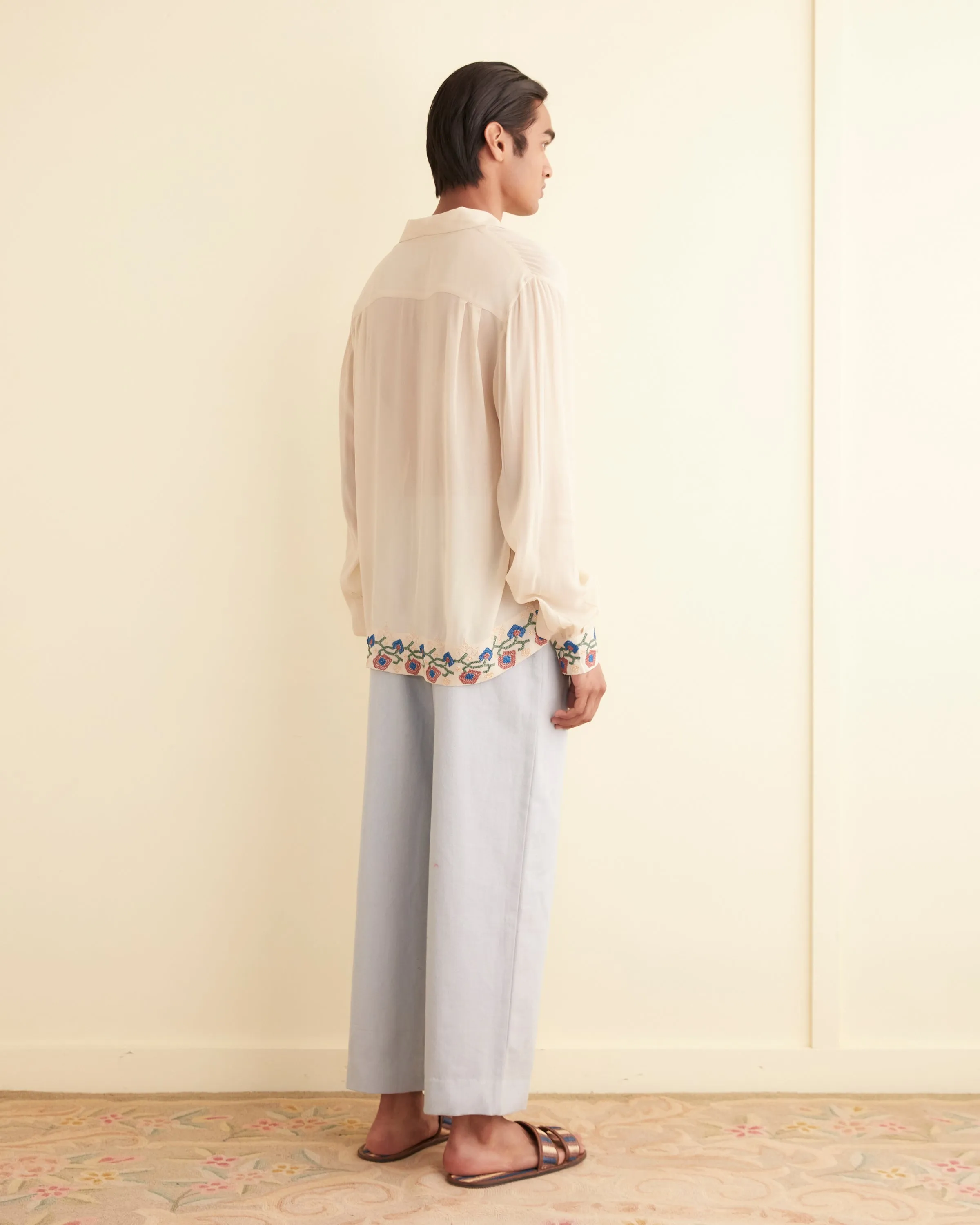 Flowering Liana Long Sleeve Shirt sold by BODE product image thumbnail 3