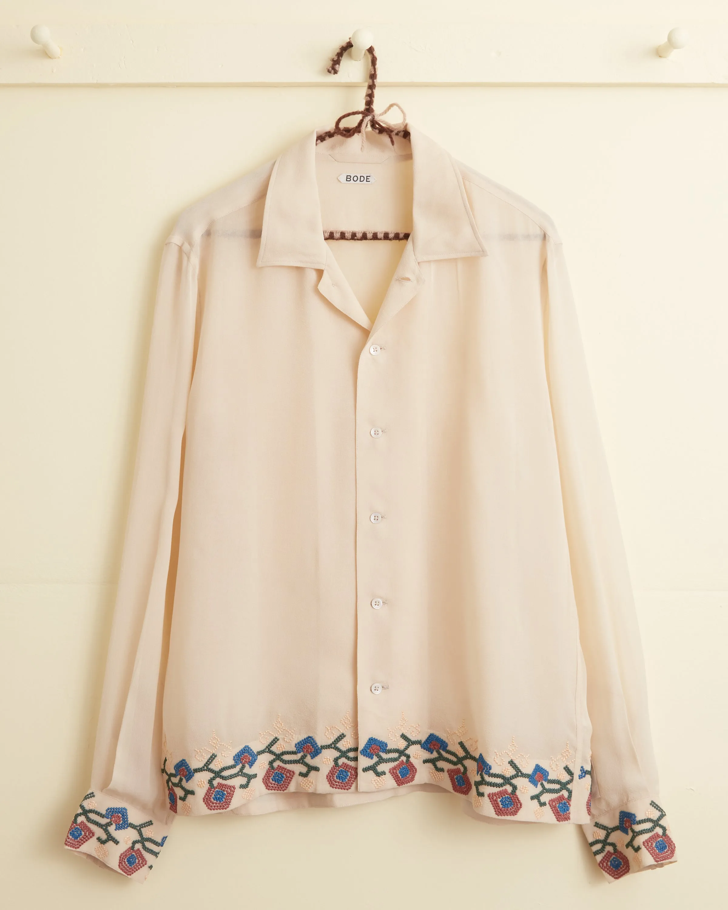 Flowering Liana Long Sleeve Shirt sold by BODE product image thumbnail 4