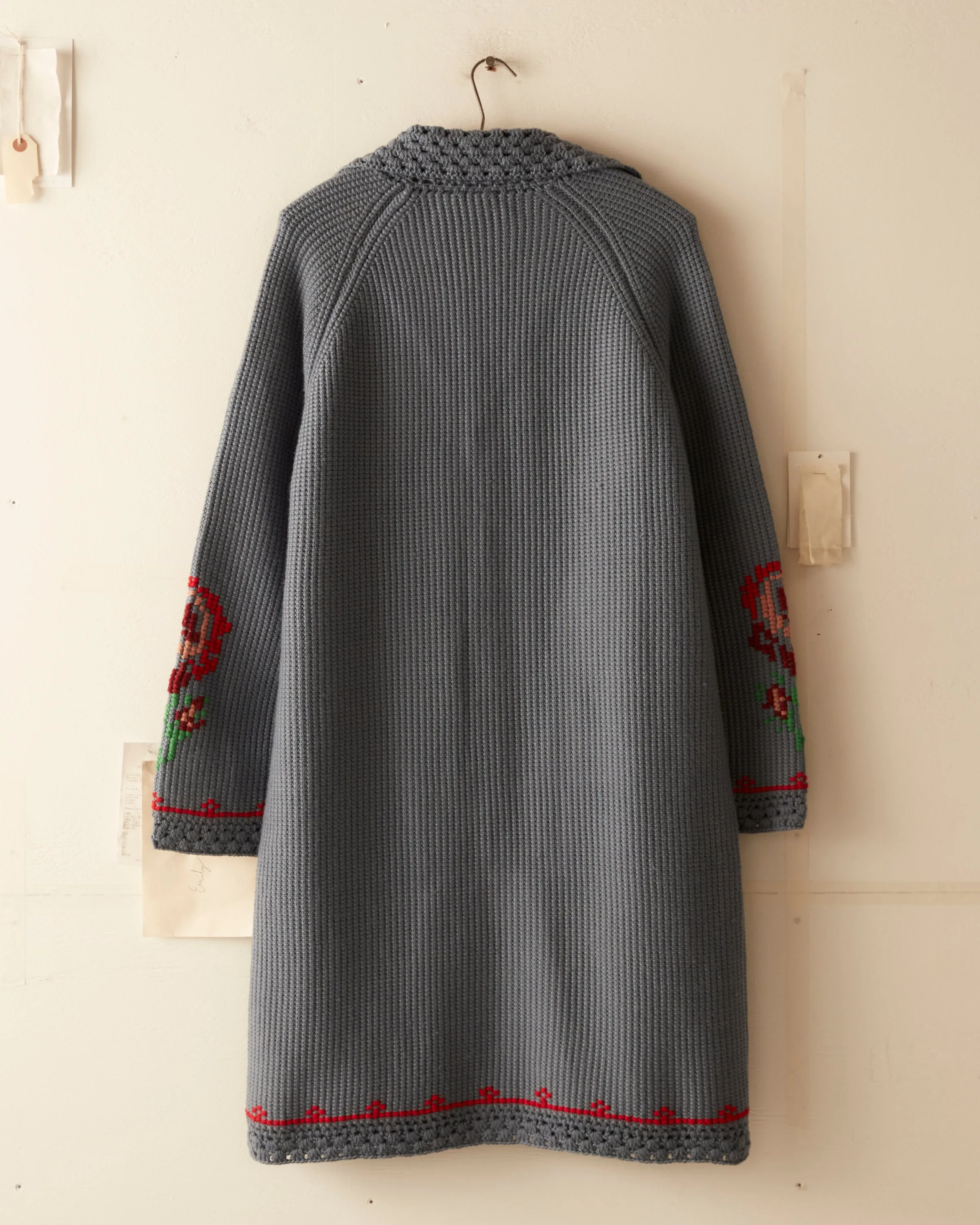 Fleur Cross Stitch Cardigan sold by BODE product image thumbnail 3