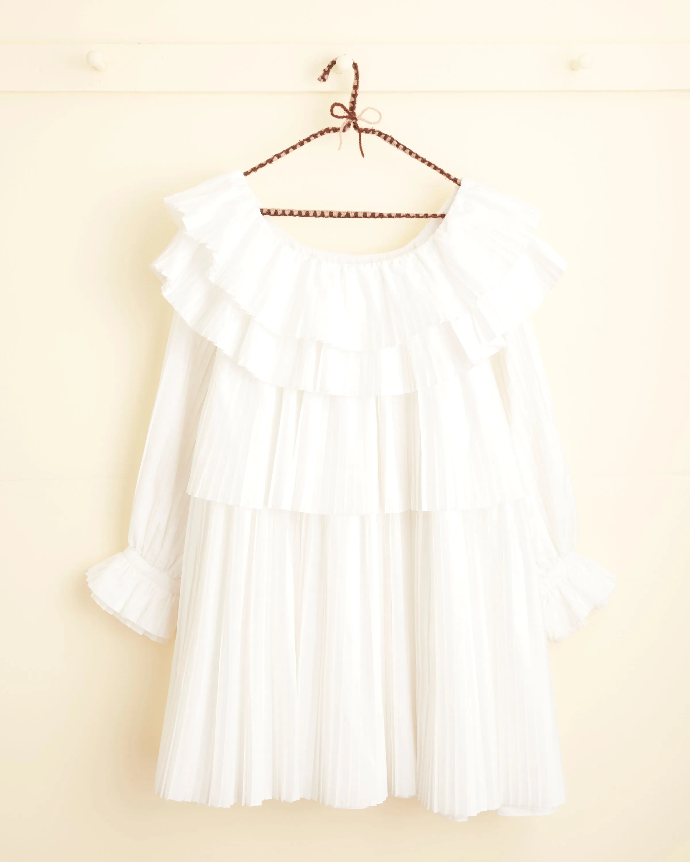 Brunch Dress - White sold by BODE product image thumbnail 4